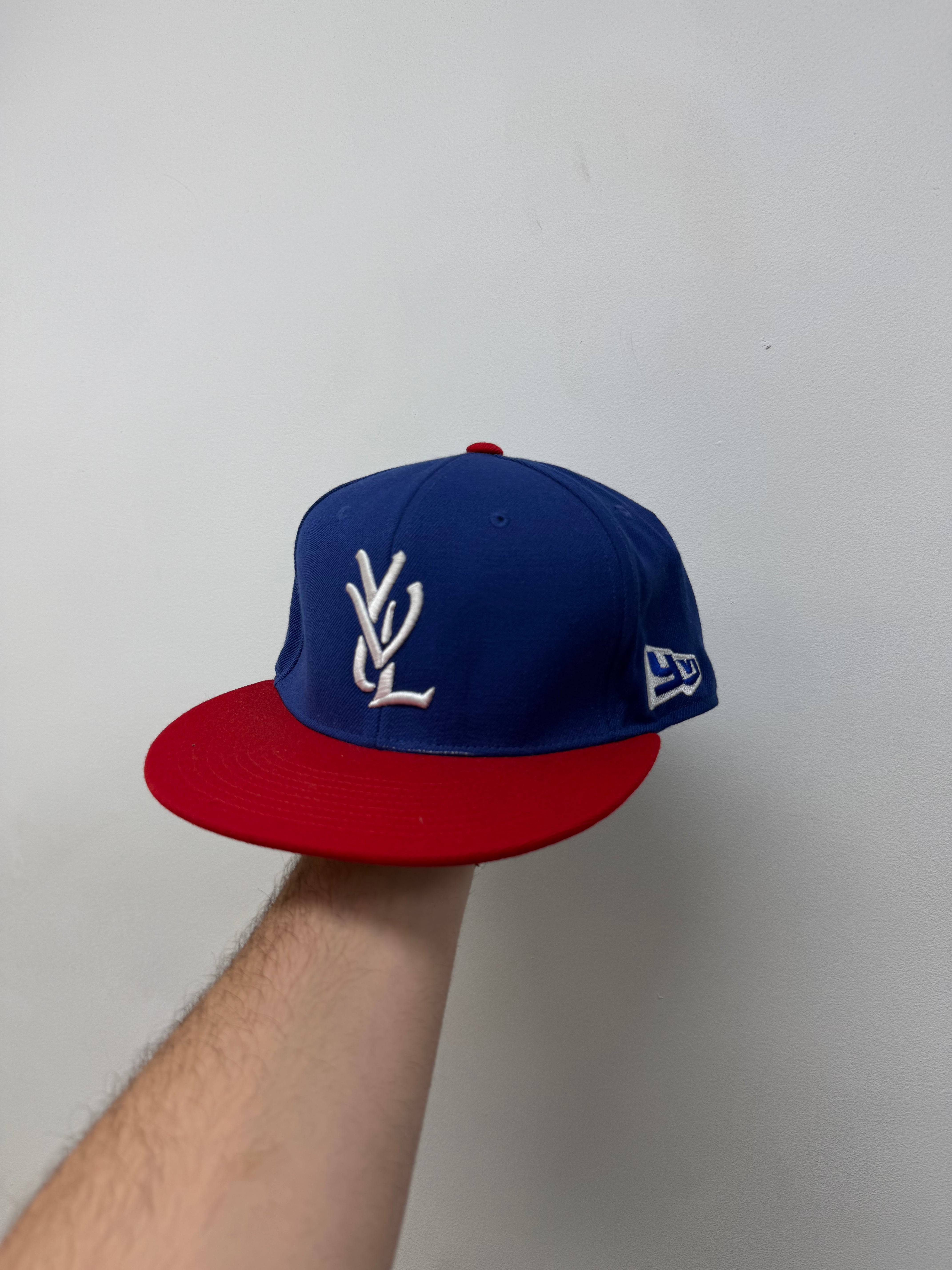 YVL Red White Blue Fitted Hat
