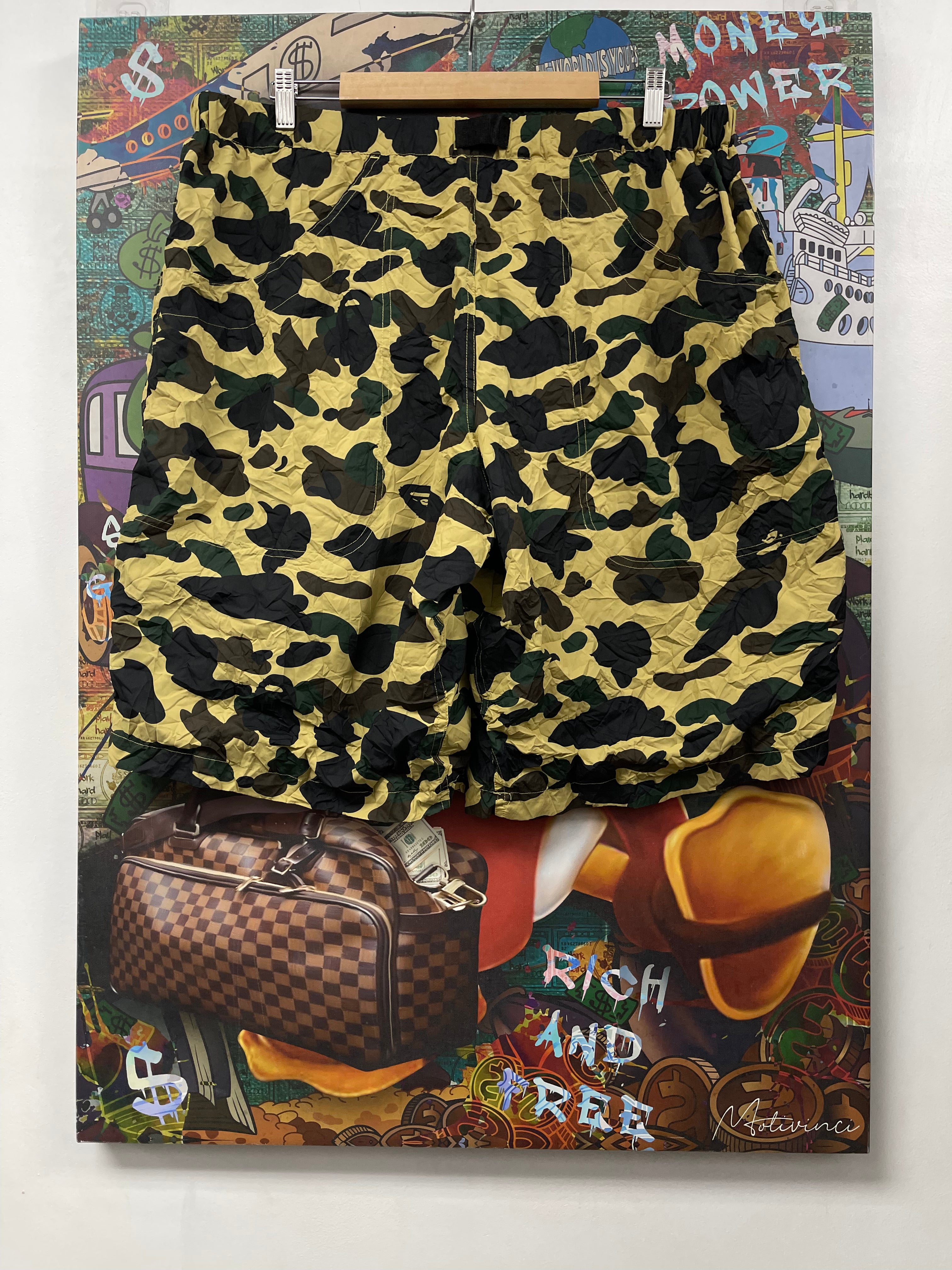 BAPE Camo Ripstop Shorts