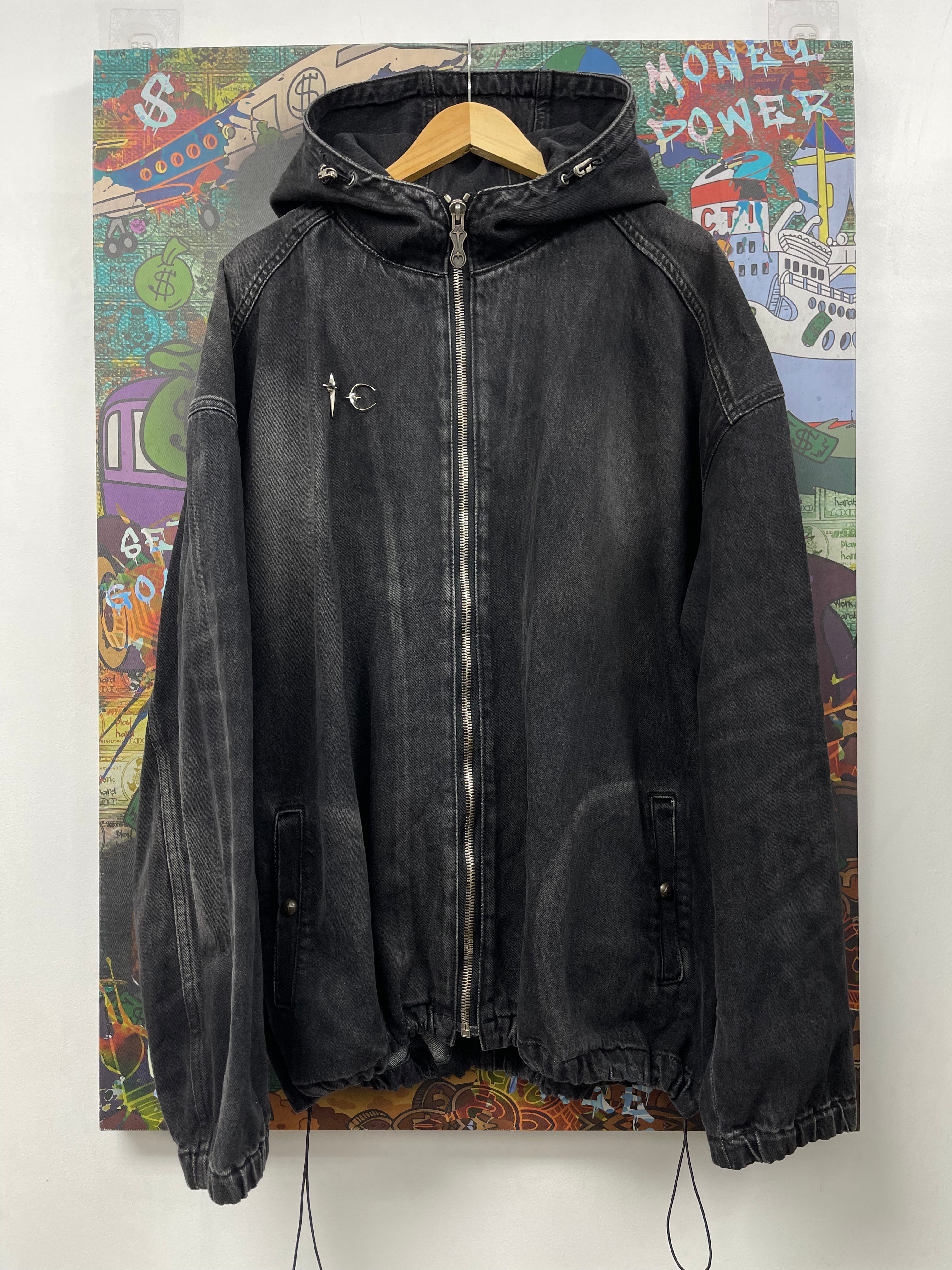 Thug Club Zip Denim Jacket