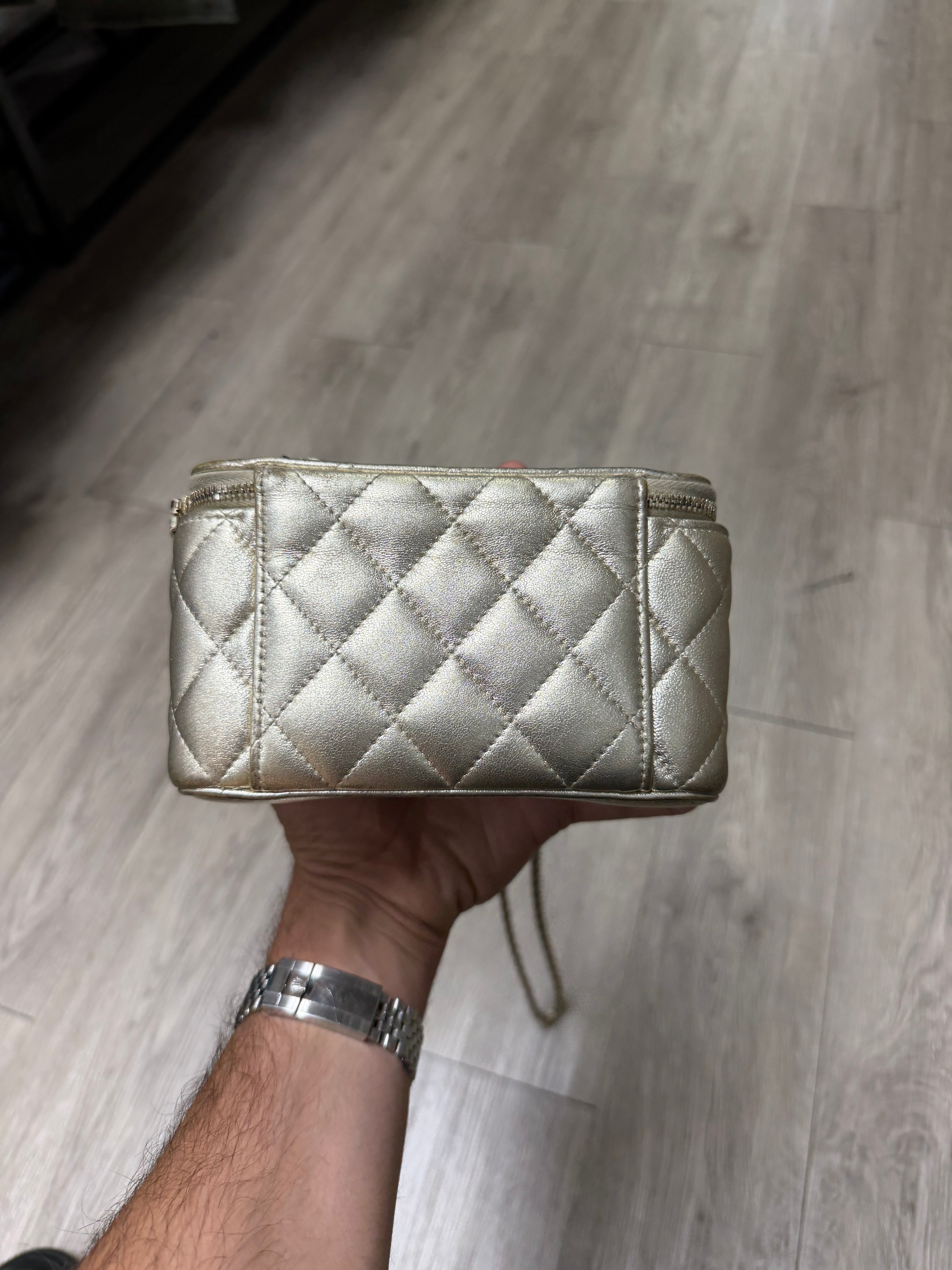 Chanel Trendy CC Gold Vanity Bag