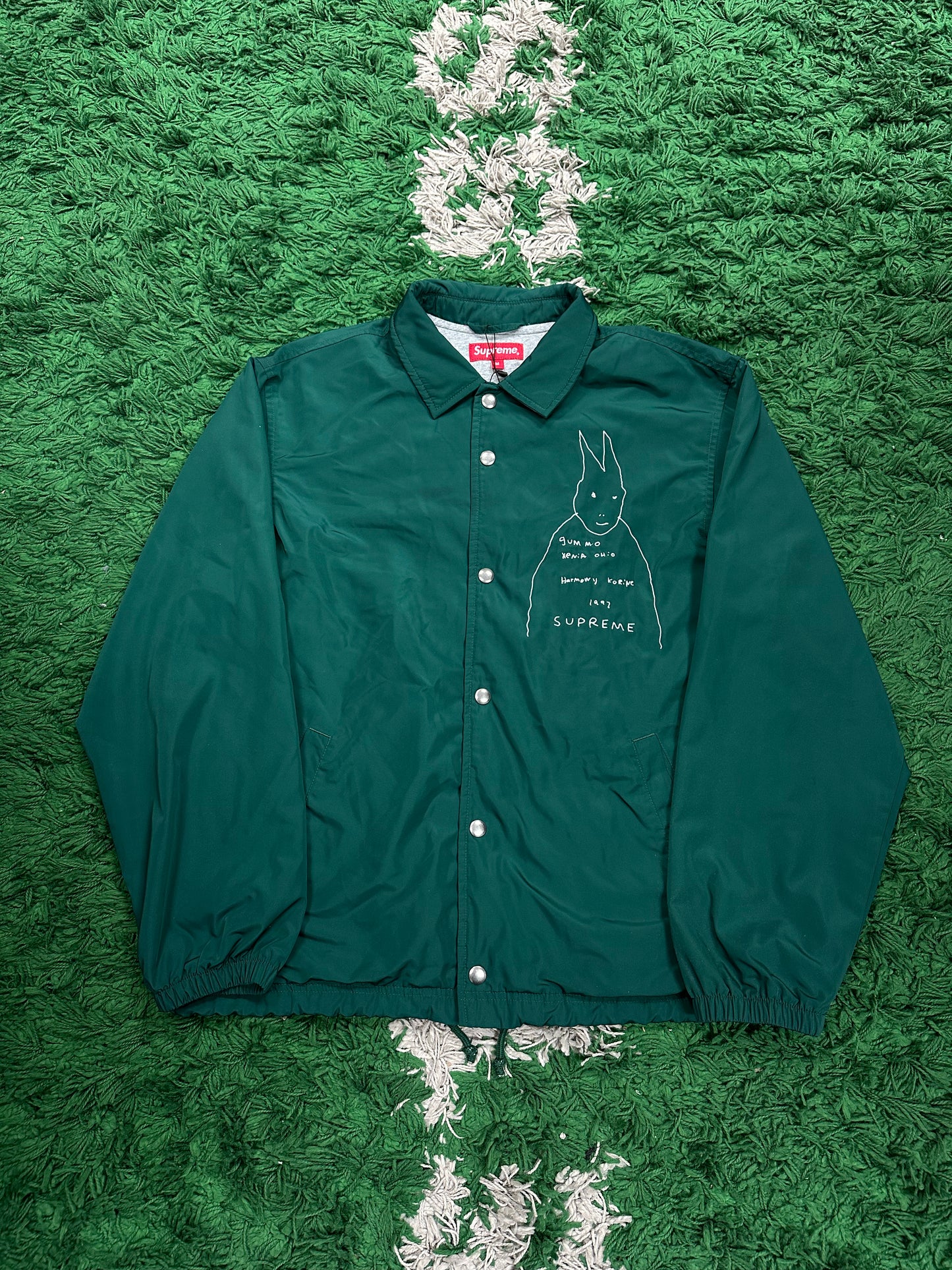 Supreme Coaches Jacket Green Used Medium N/A