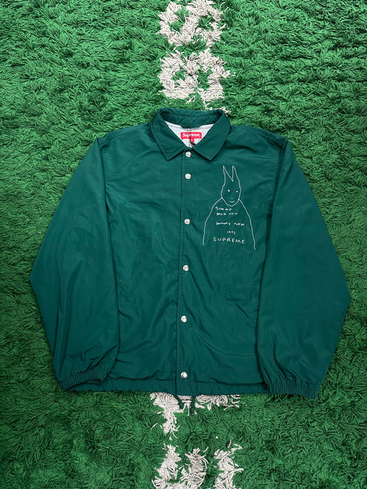 Supreme Coaches Jacket Green Used Medium N/A