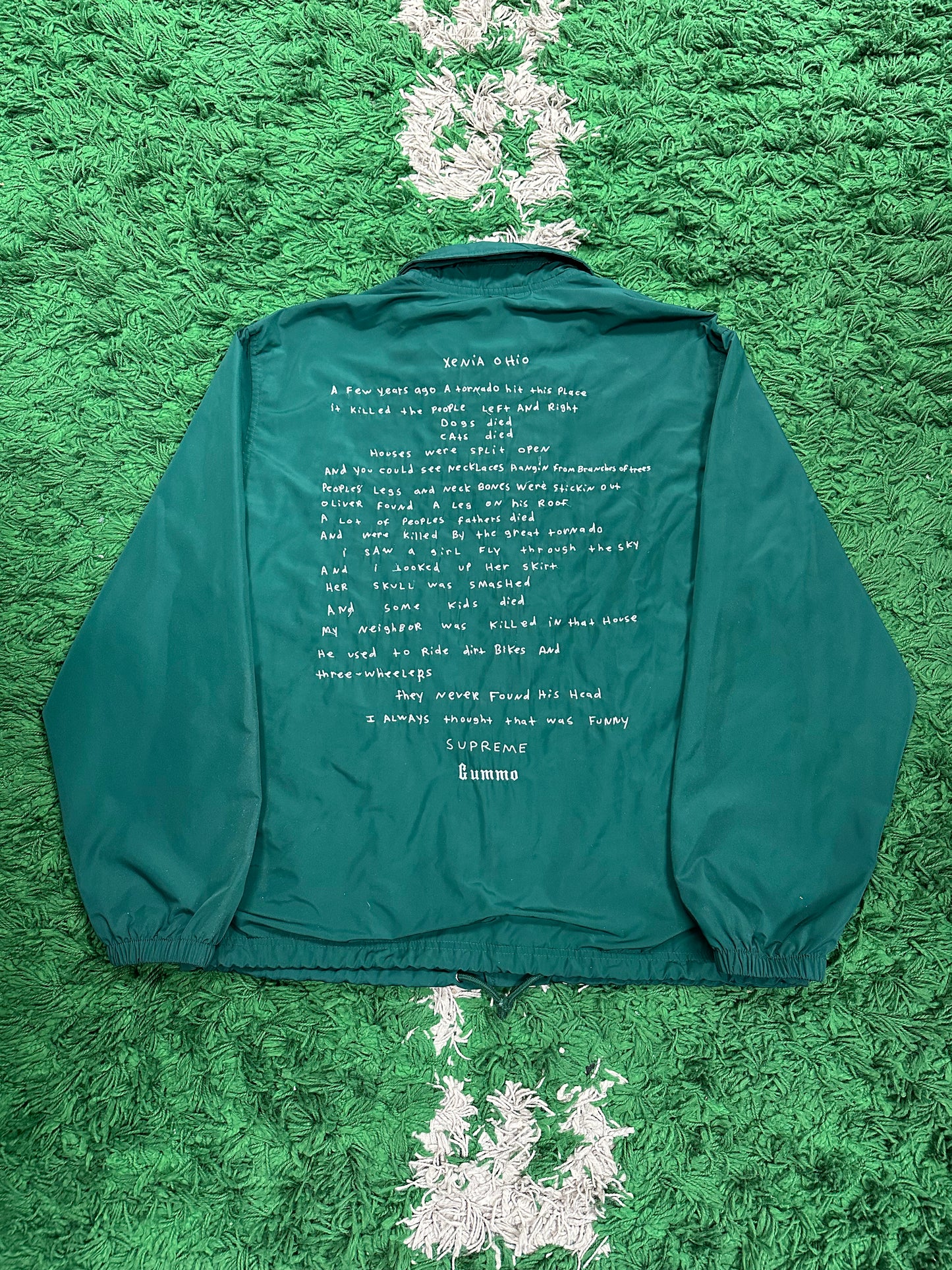 Supreme Coaches Jacket Green Used Medium N/A