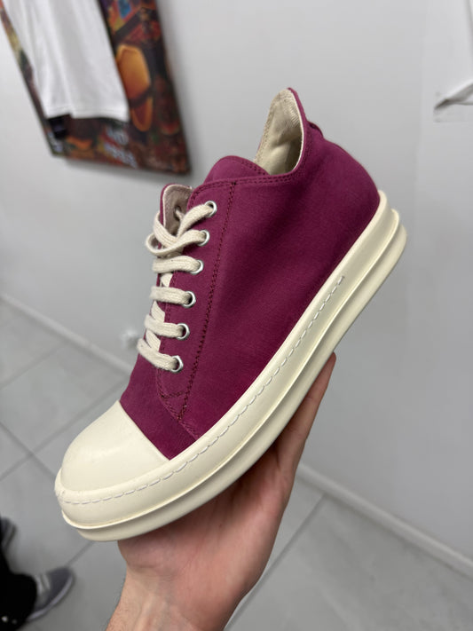 Rick Owens Ramione Low Faded Fuschia  Used 37.5 (US 4.5) With Box