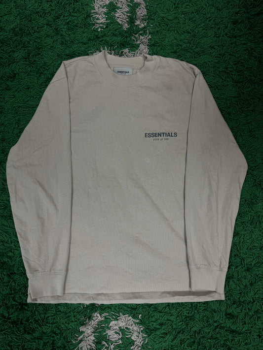 Essentials LS Cream Black Used Medium N/A