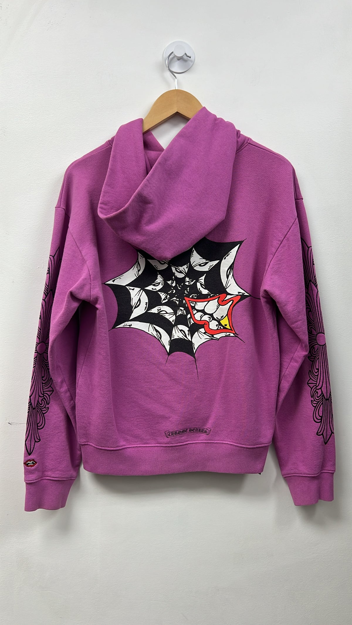 Chrome Hearts Matty Boy Purple Web Hoodie