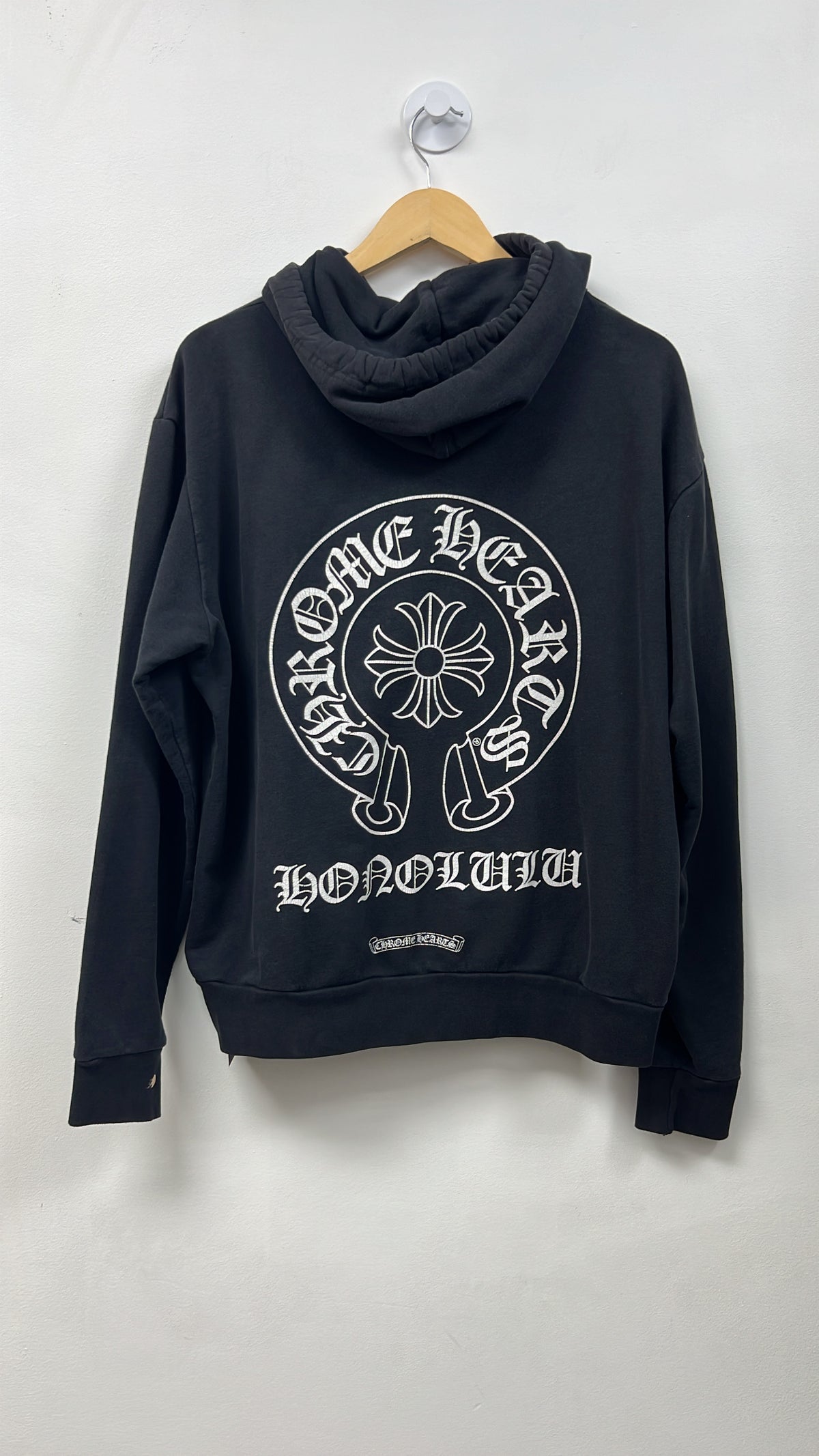 Chrome  Hearts Black Horseshoe Honolulu Hoodie