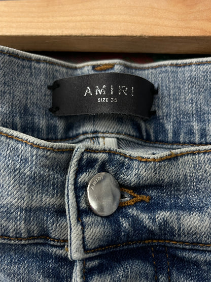 Amiri MX1 Light Wash Iridescent Patch Used