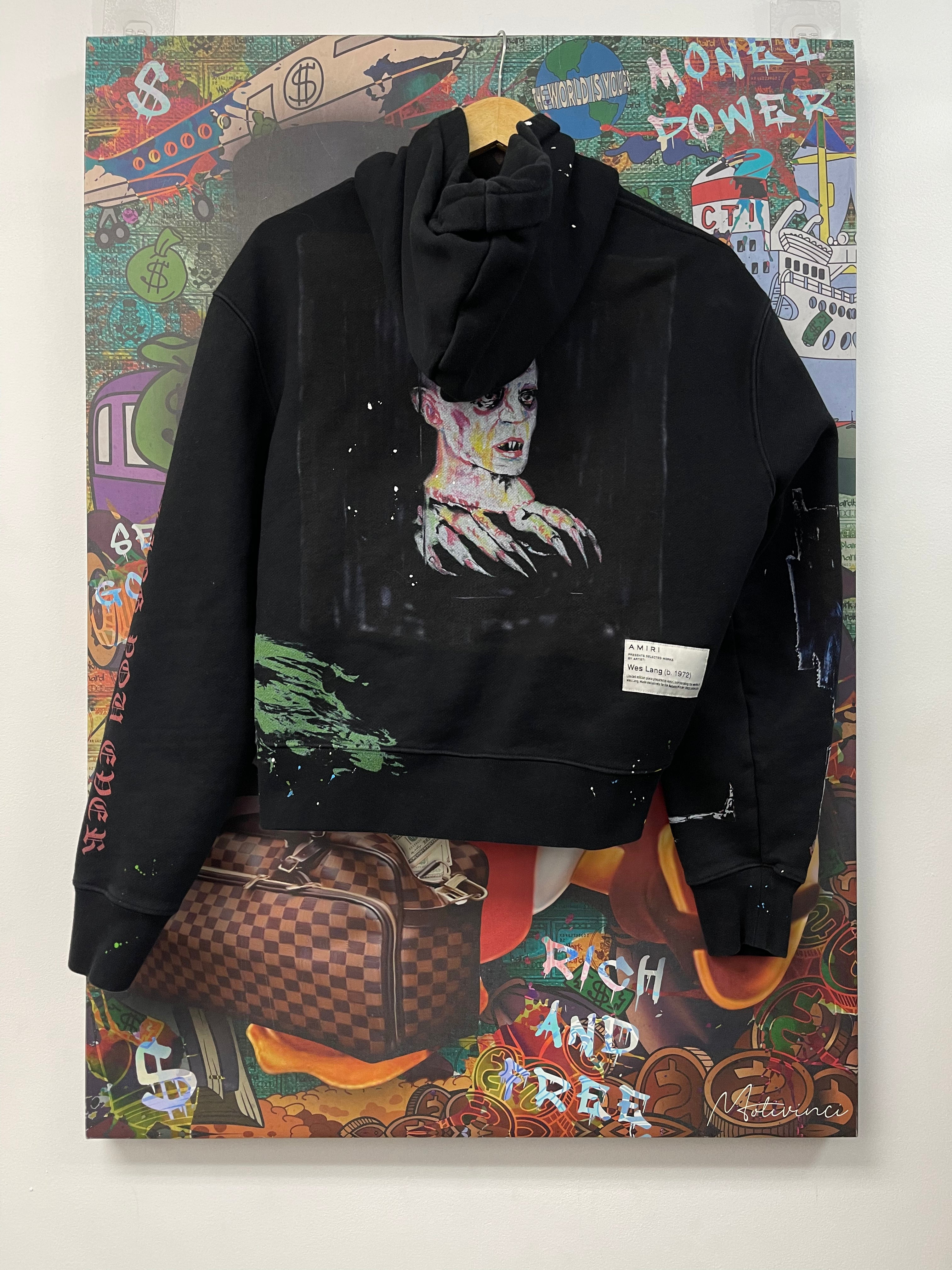 Amiri Black Multi Wes Lang Hoodie