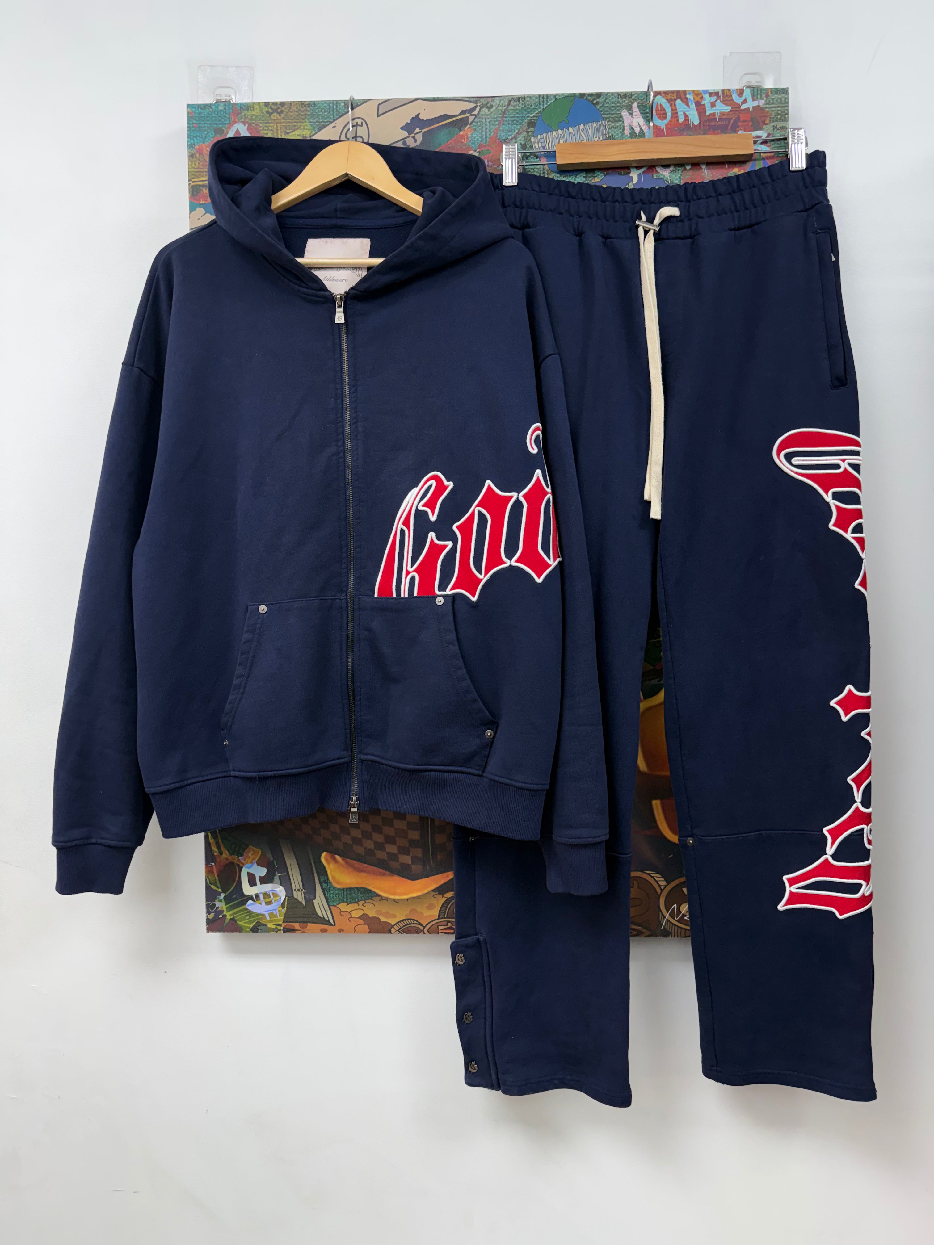 Godspeed Navy Red Sweatsuit