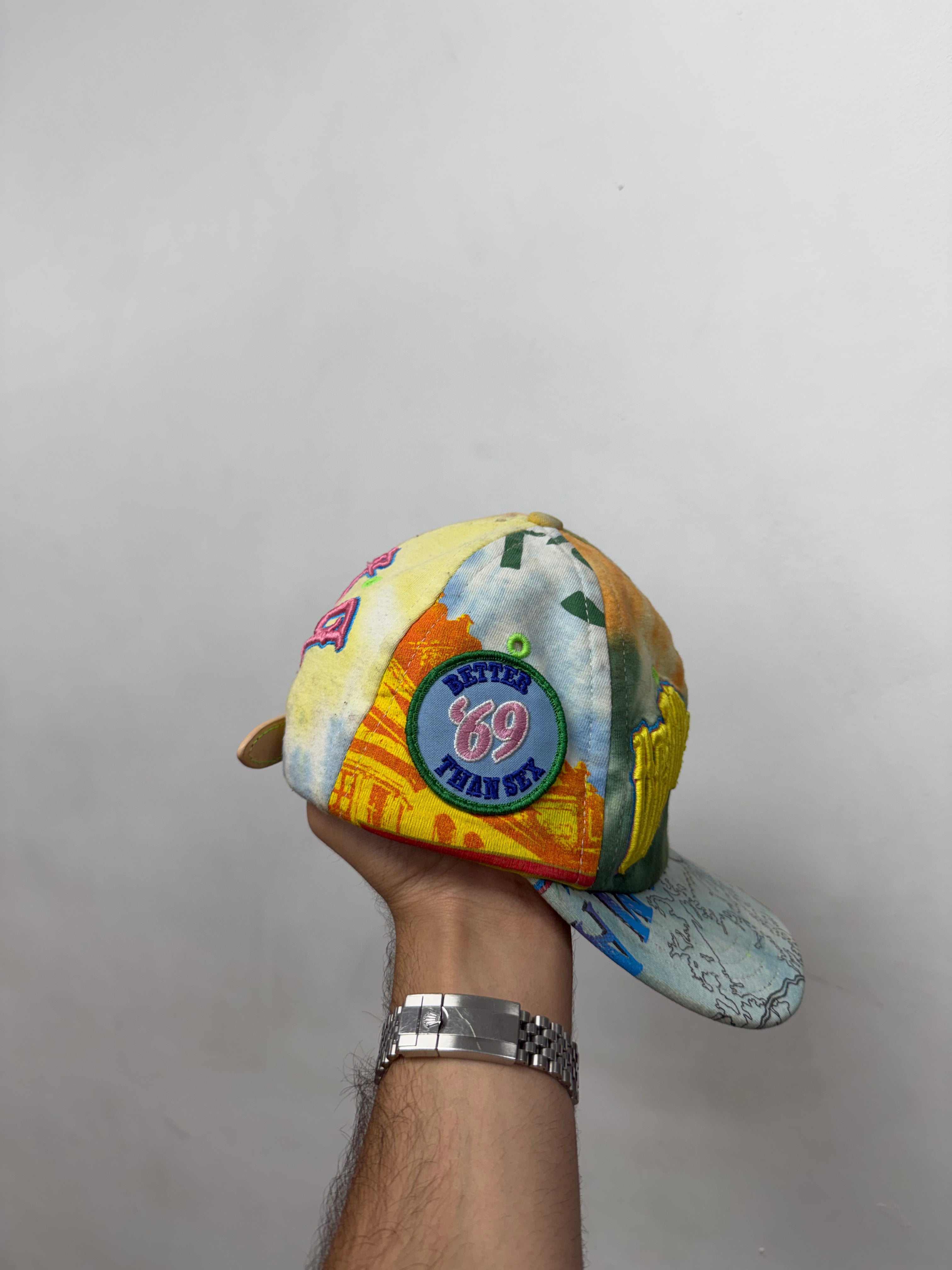 Better With Age Reconstructed Tie Dye Hat