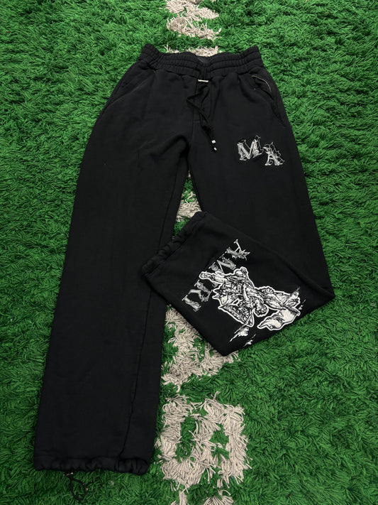 Amiri Sweats Black Cherub Used Medium N/A