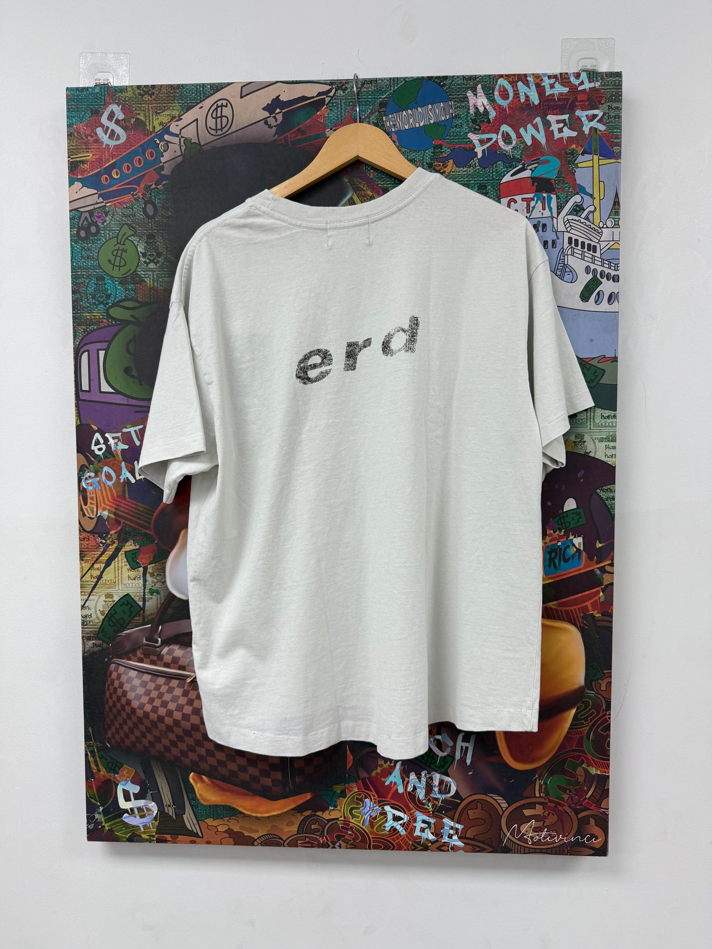 ERD Tee White Be Careful New Medium With Tags