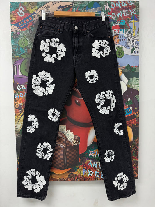 Denim Tears Jeans Black Used 33 N/A