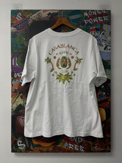 Casablanca White Tennis Tee New With Tags