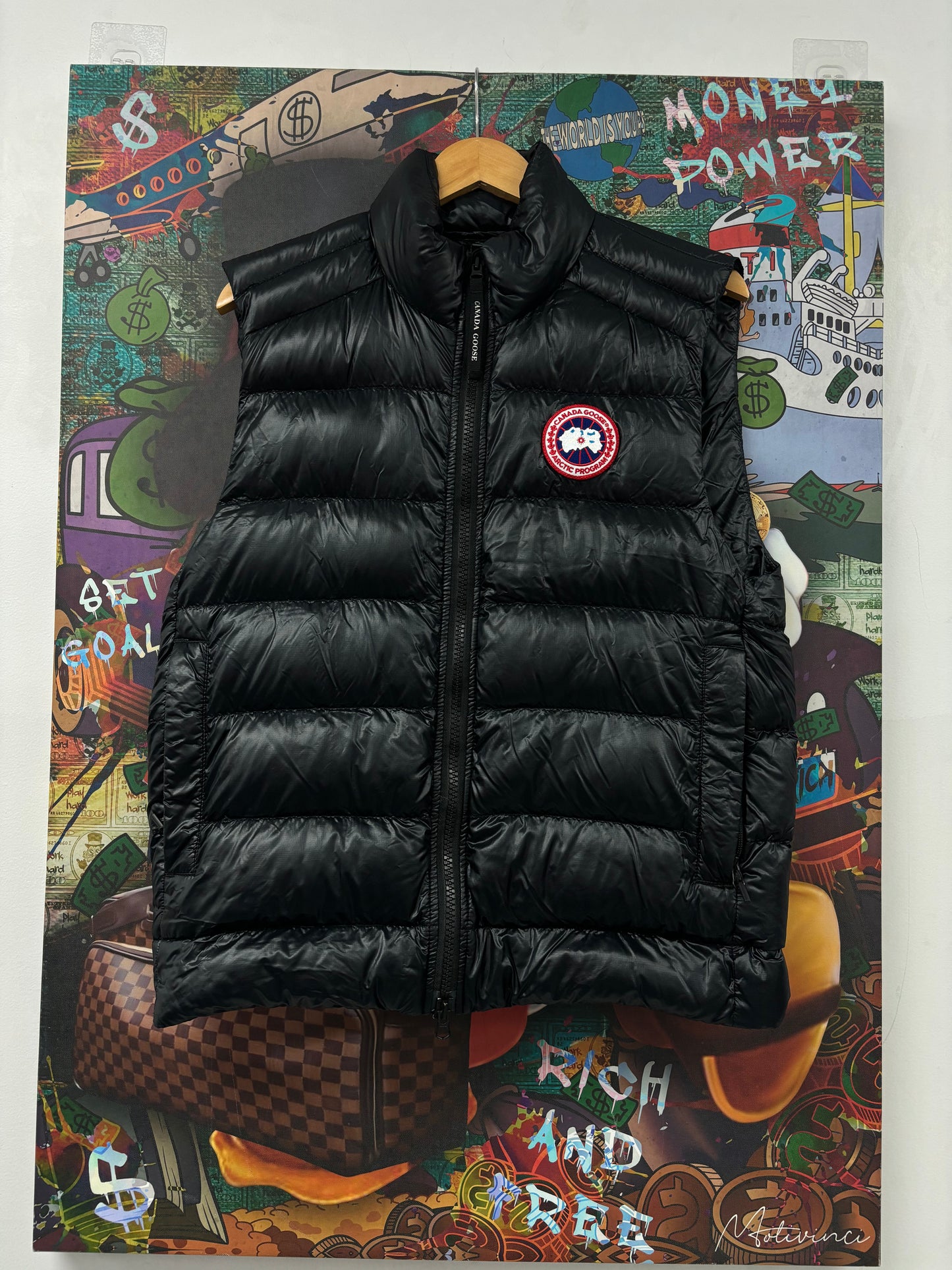 Canada Goose Puffer Vest Black Used Medium