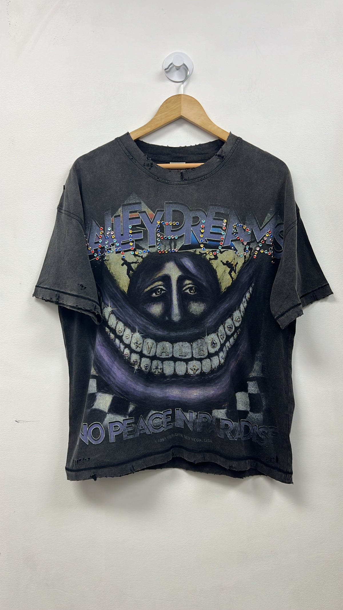 Vale Black Smiley Face Tee