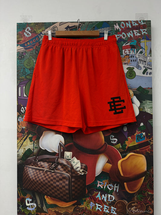 EE Shorts Orange Black Like New XL N/A