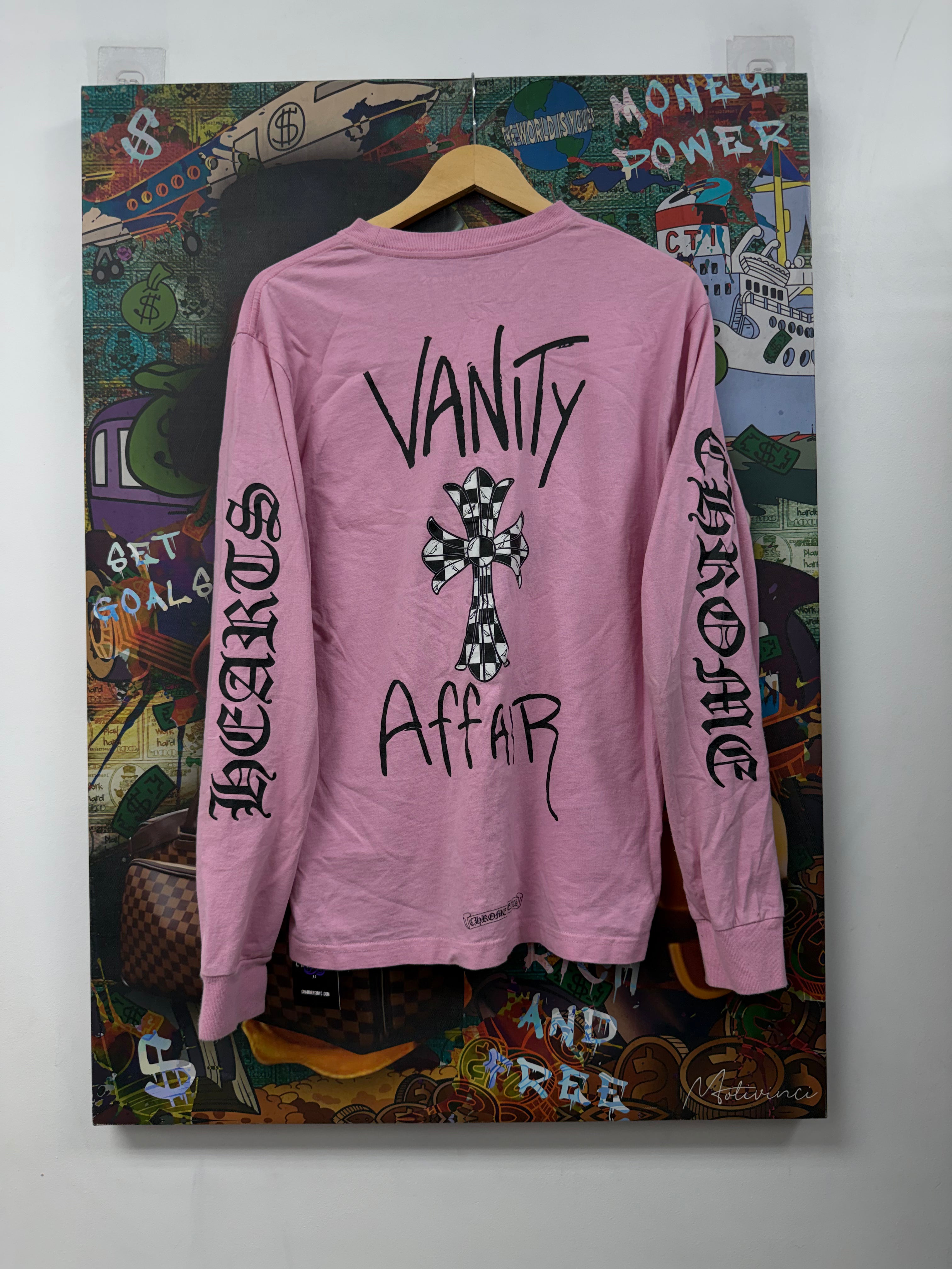 Chrome Hearts Matty Boy Pink Vanity Affair Long Sleeve