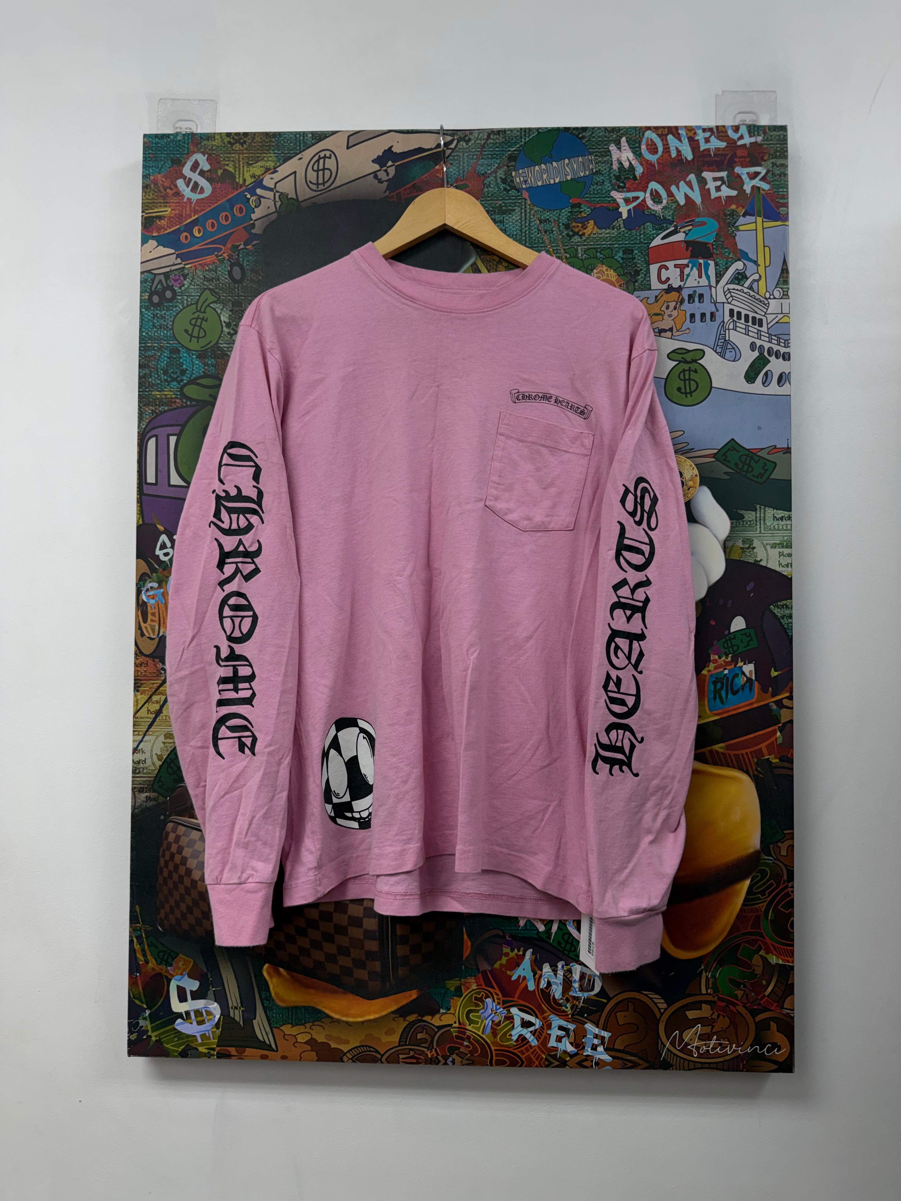 Chrome Hearts Matty Boy Pink Vanity Affair Long Sleeve