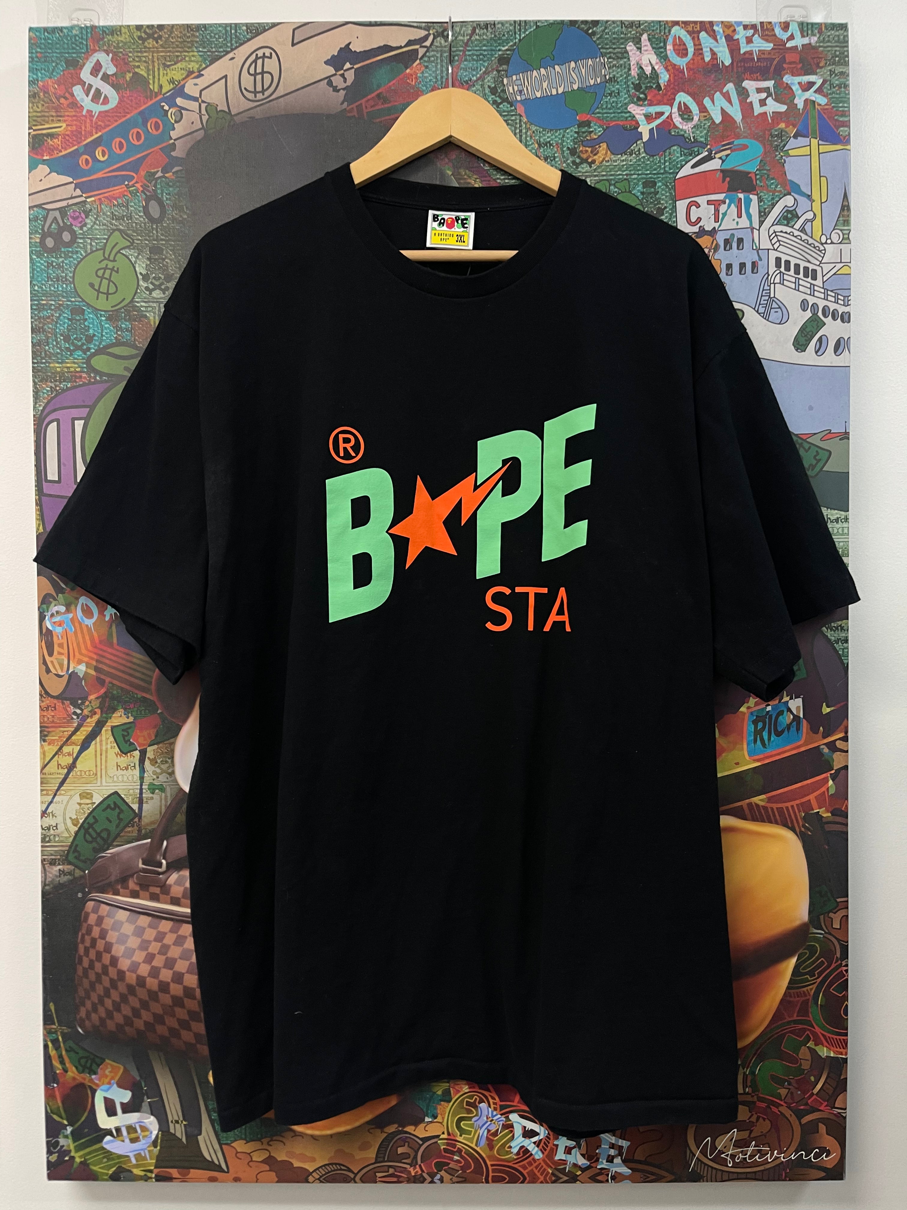 Bape Black Mint Bapesta Tee