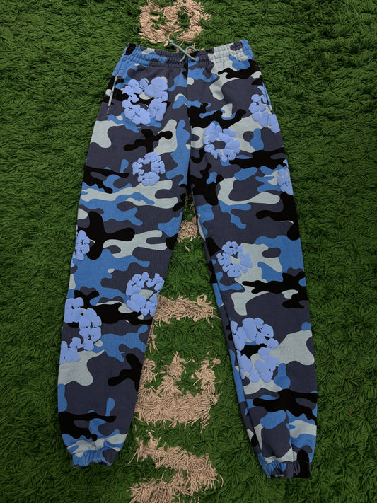 Denim Tears Blue Camo Sweats Used Small