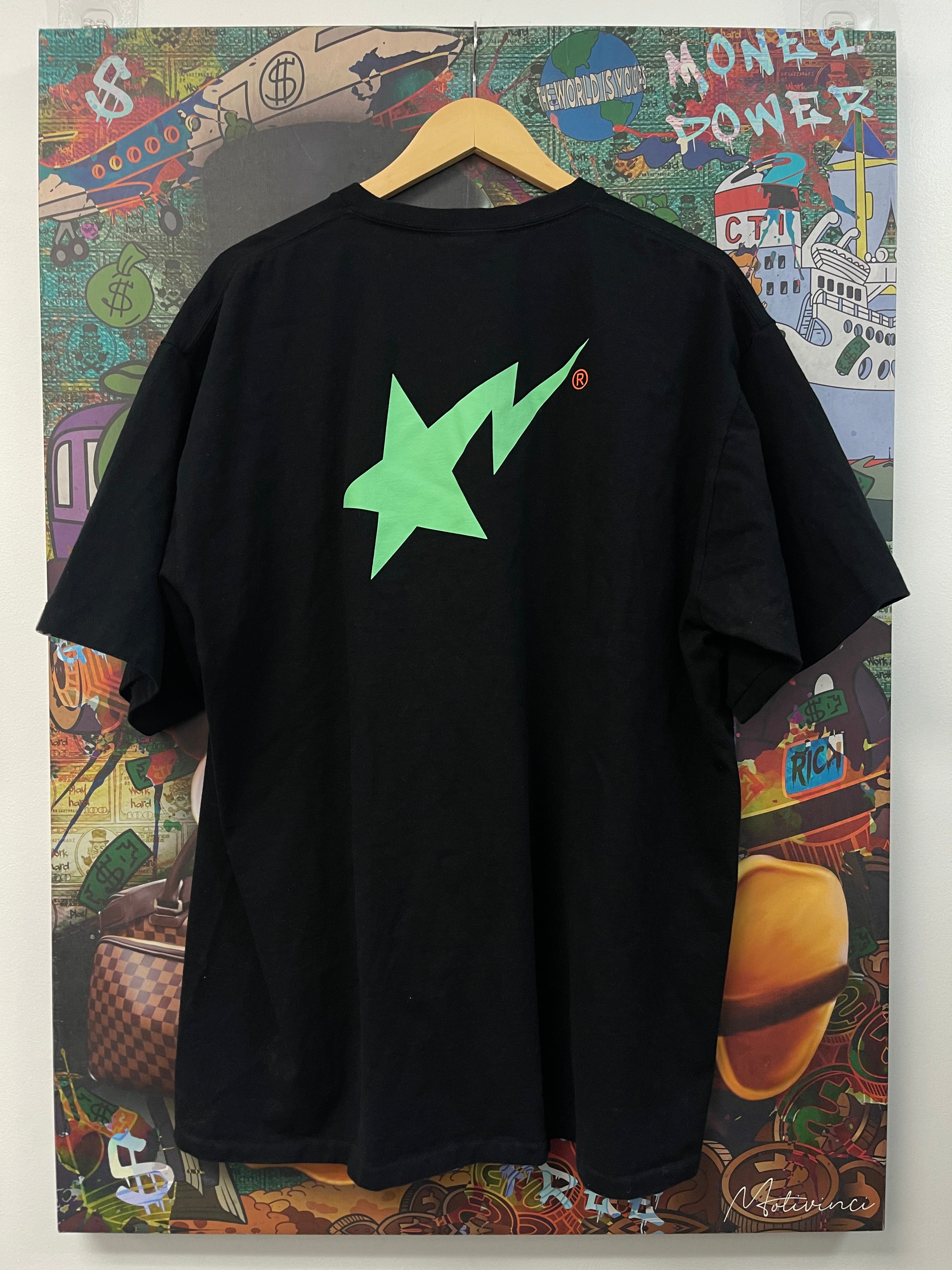 Bape Black Mint Bapesta Tee