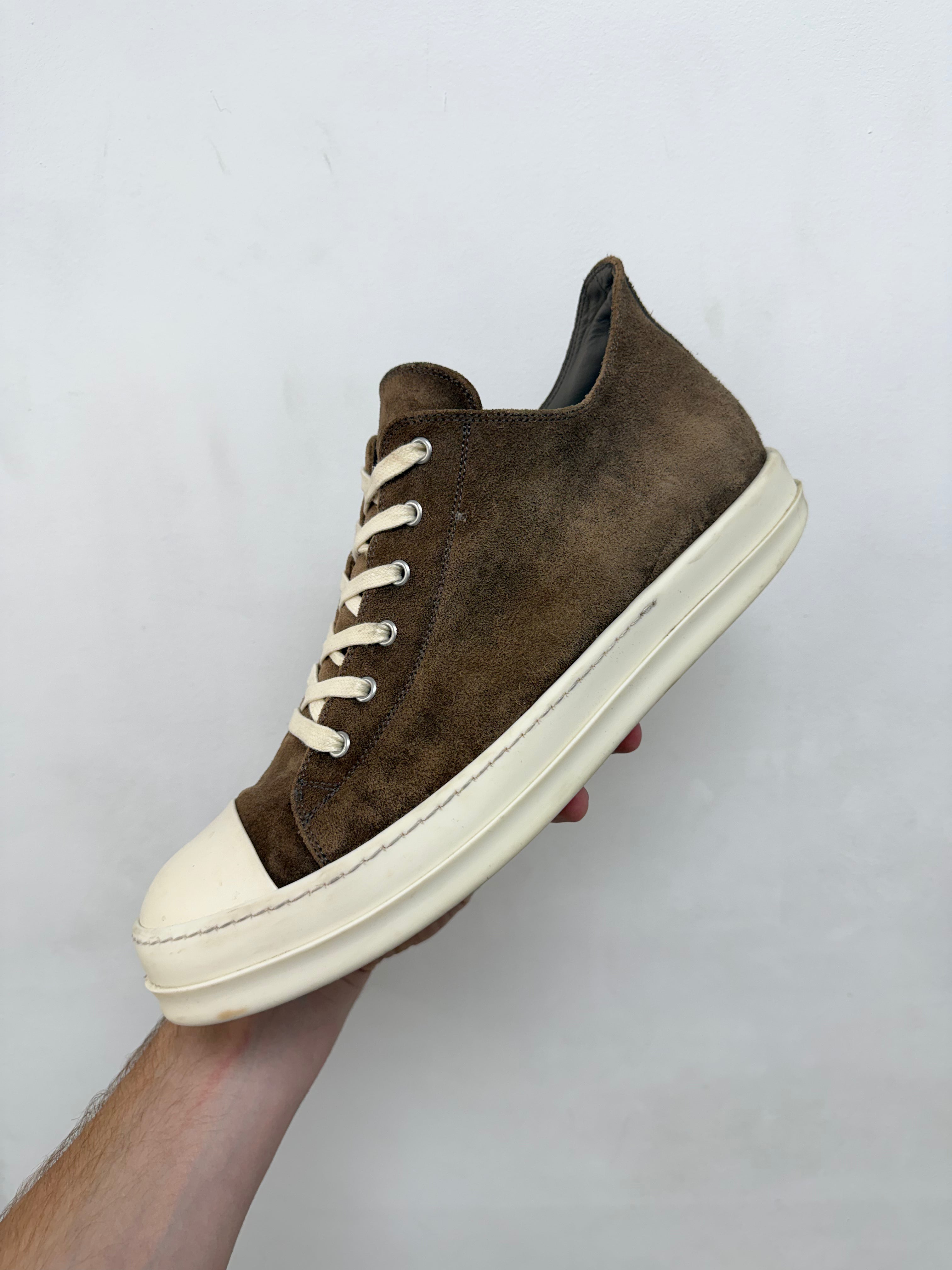 Rick Owens Dark Dust Mainline Ramone Low Sneakers