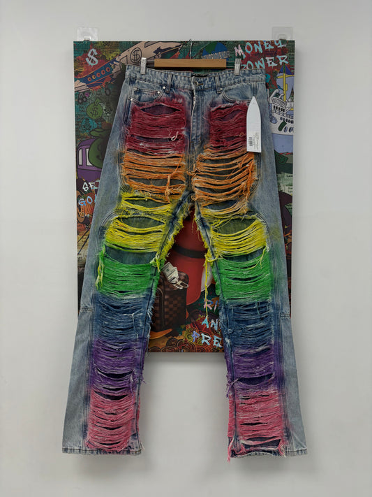 WDW Roygbiv Distressed Denim