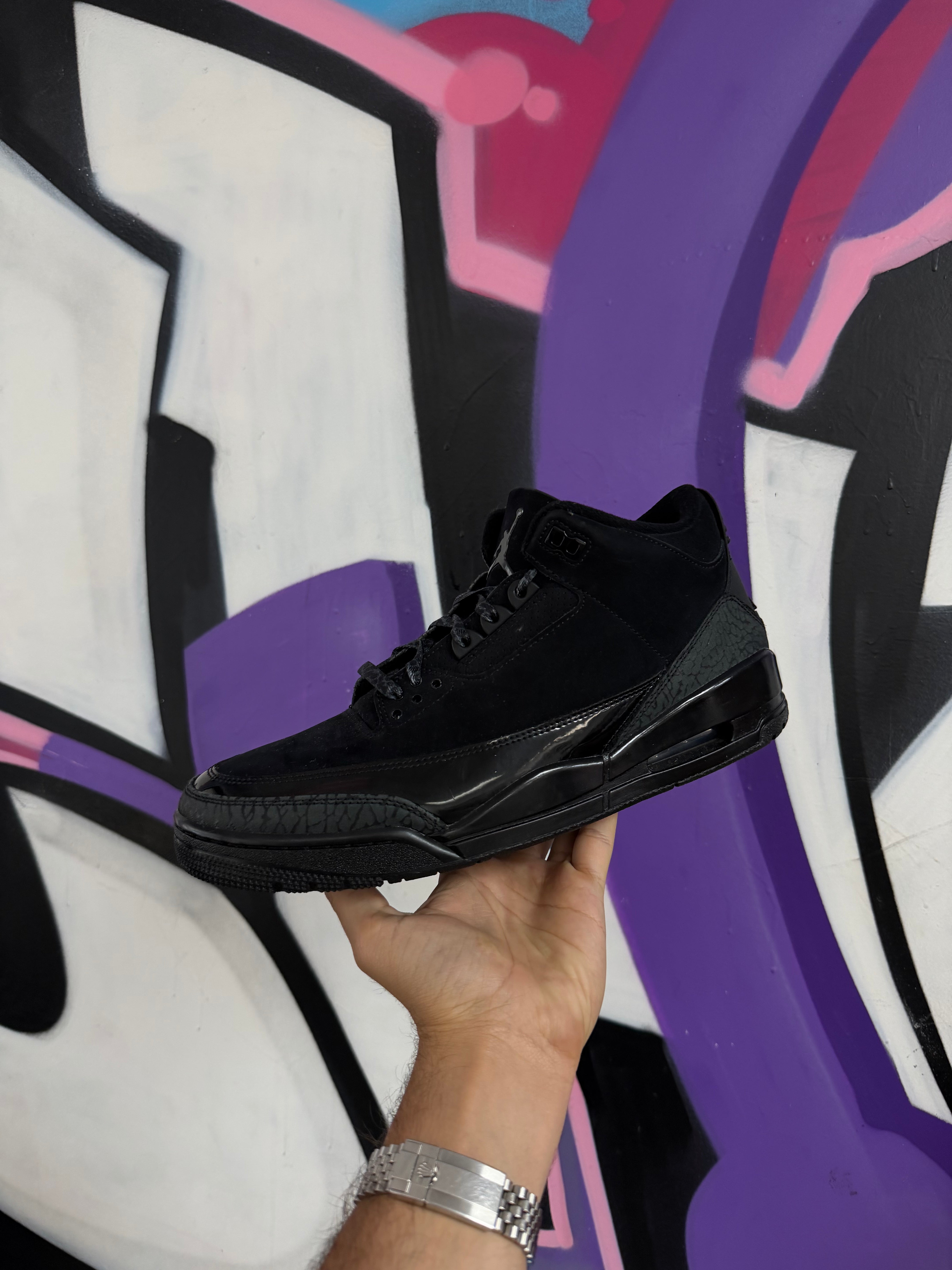 Jordan 3 Black Cat Sneakers