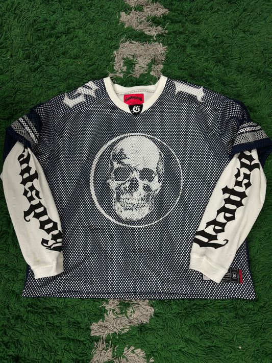 Godspeed TD Endzone Layered Jersey Navy Used XL With Tags