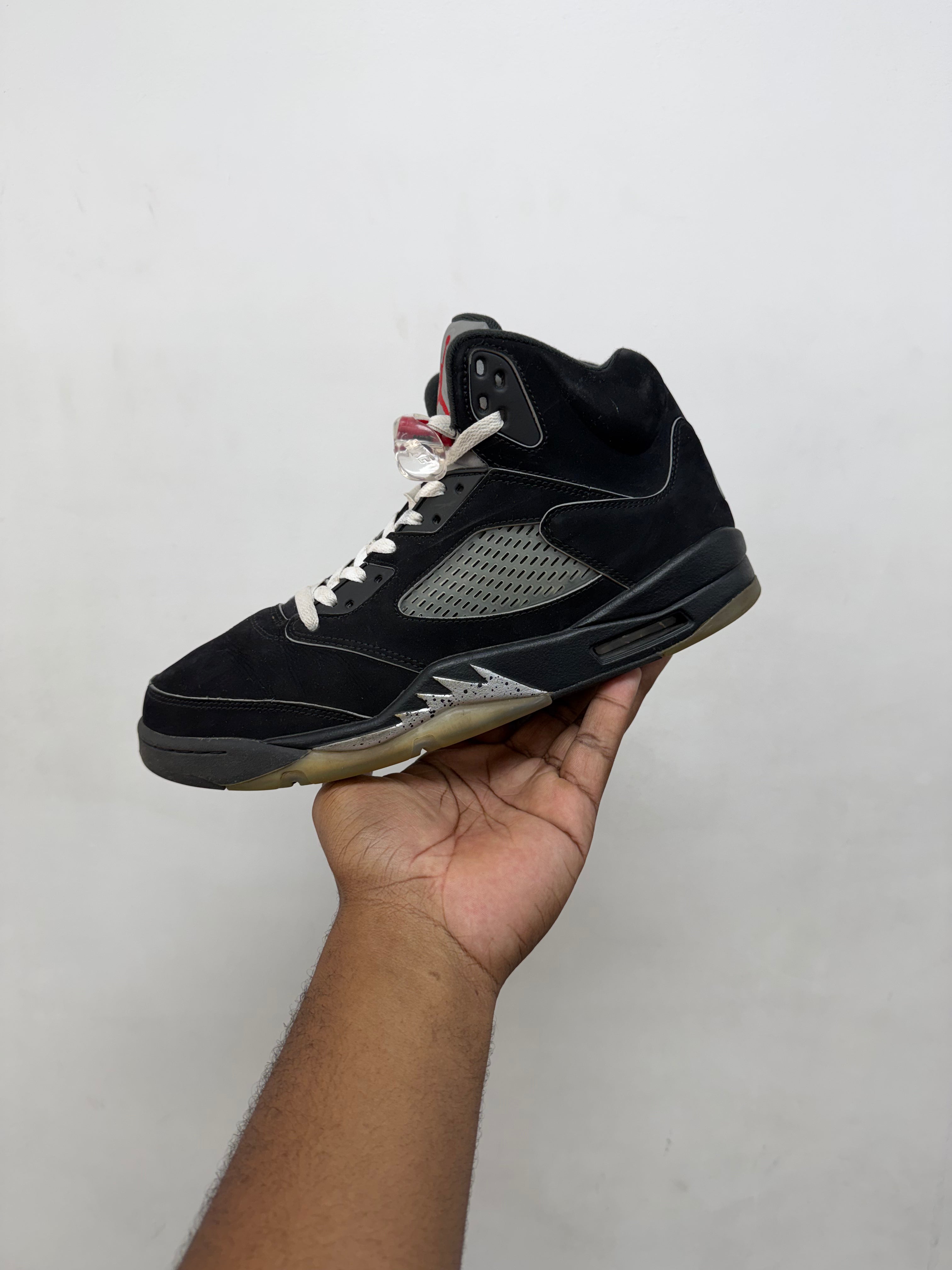 Jordan 5 Black Metallic Sneakers