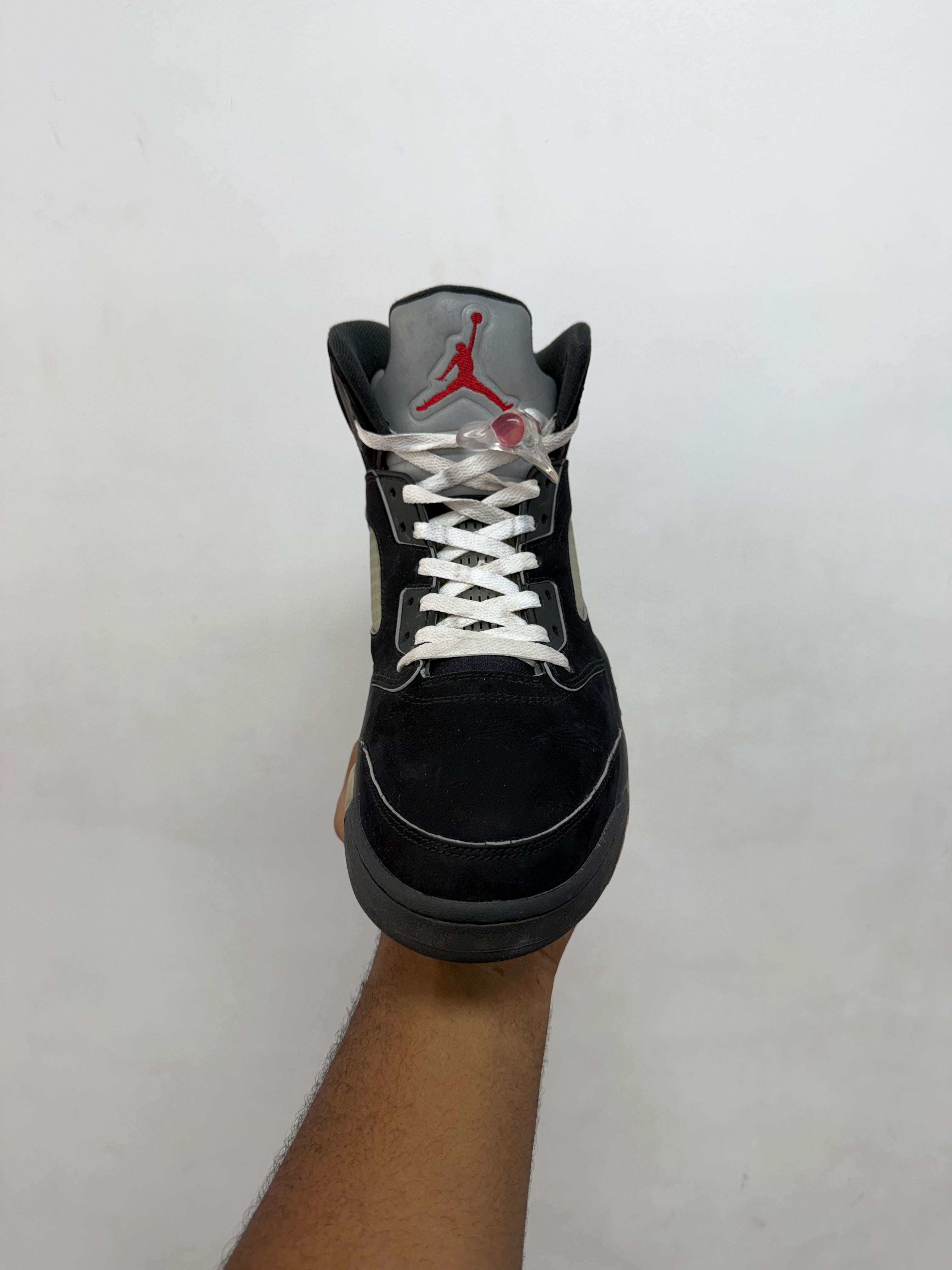 Jordan 5 Black Metallic Sneakers