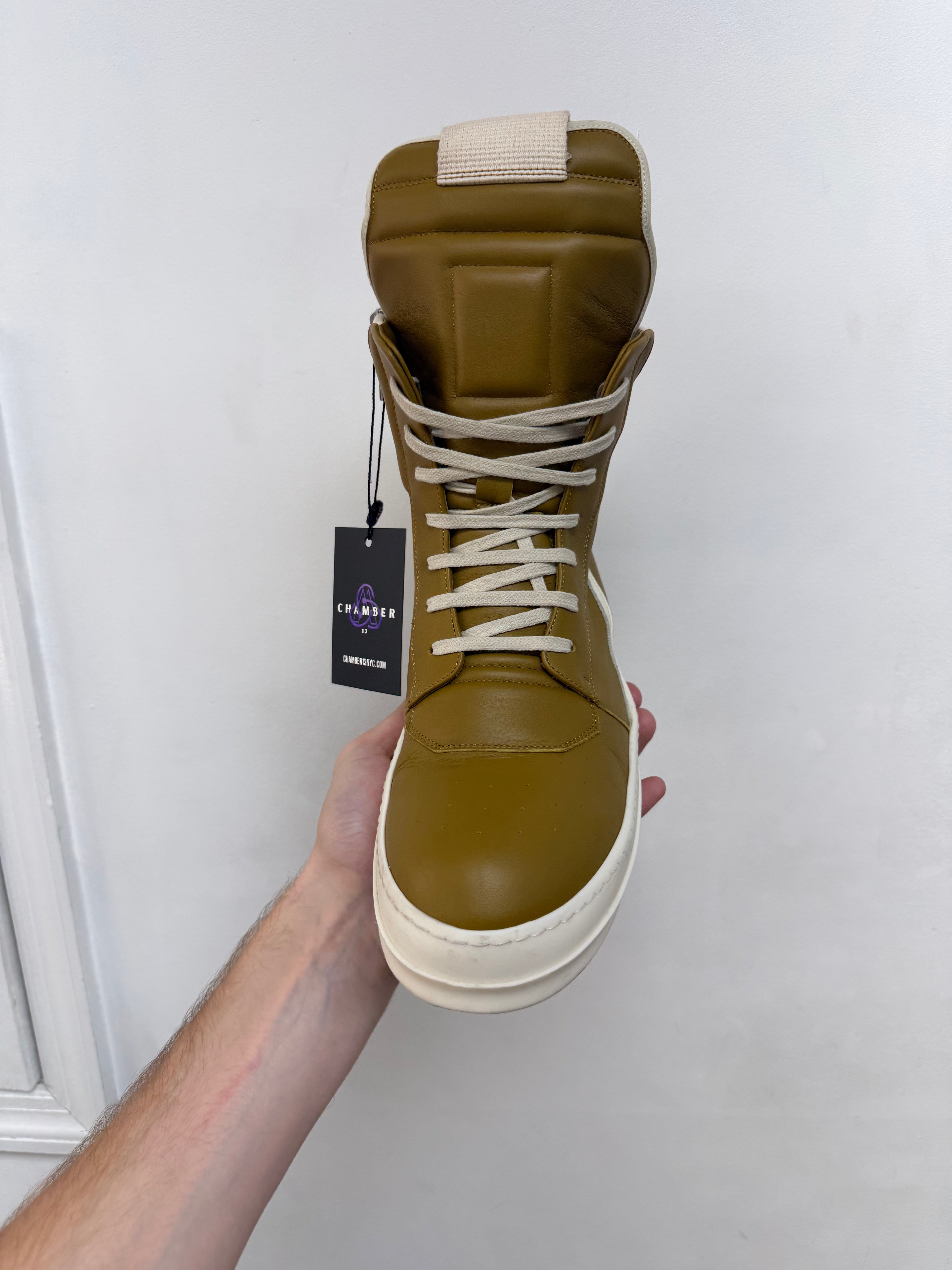 Rick Owens Sulphate Geobasket Sneakers