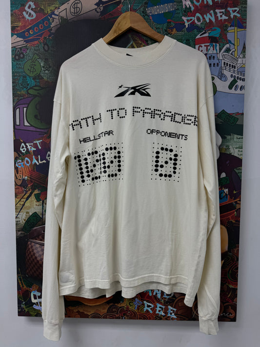 Hellstar LS Scoreboard Cream New XL With Tags