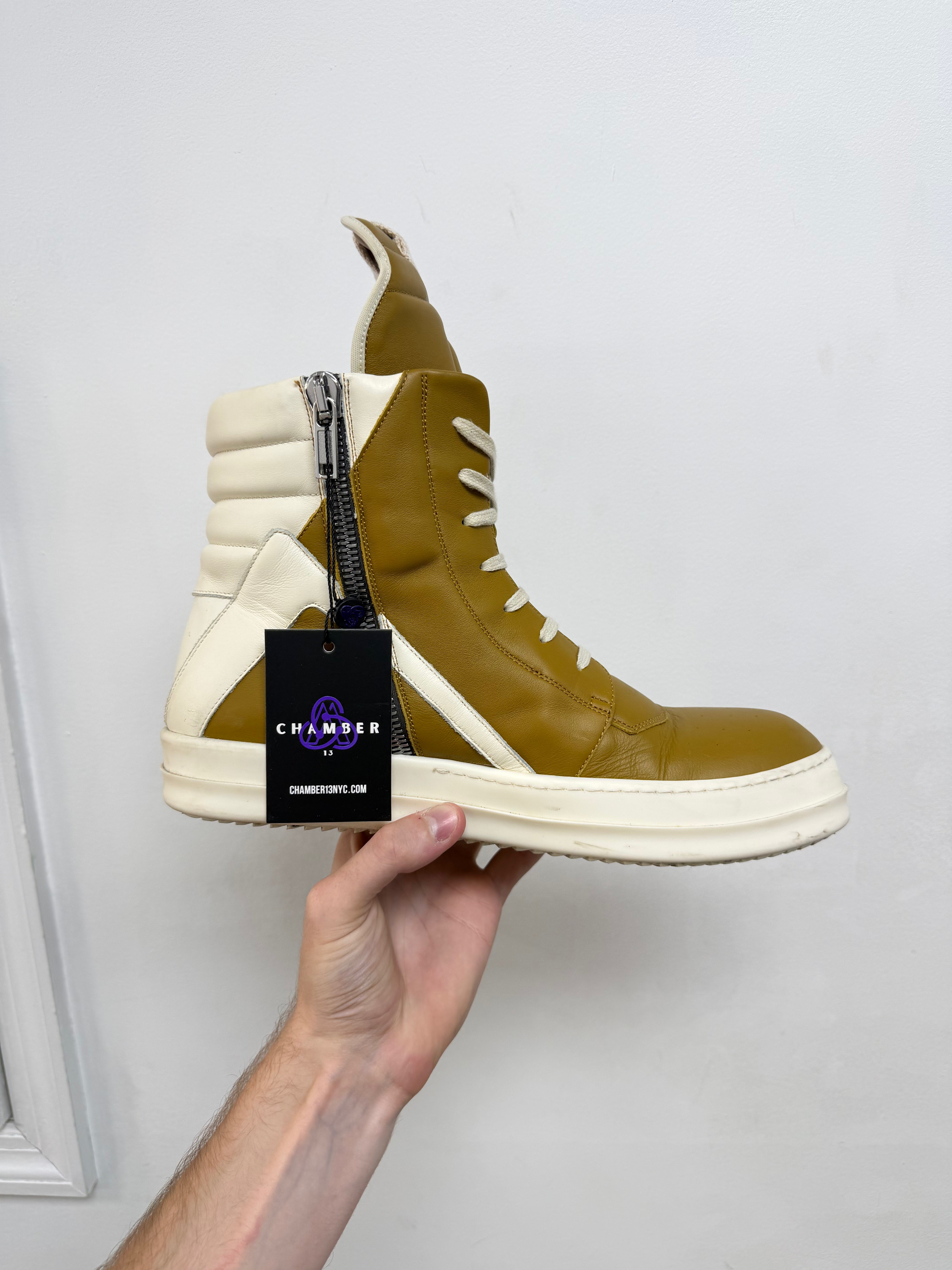 Rick Owens Sulphate Geobasket Sneakers
