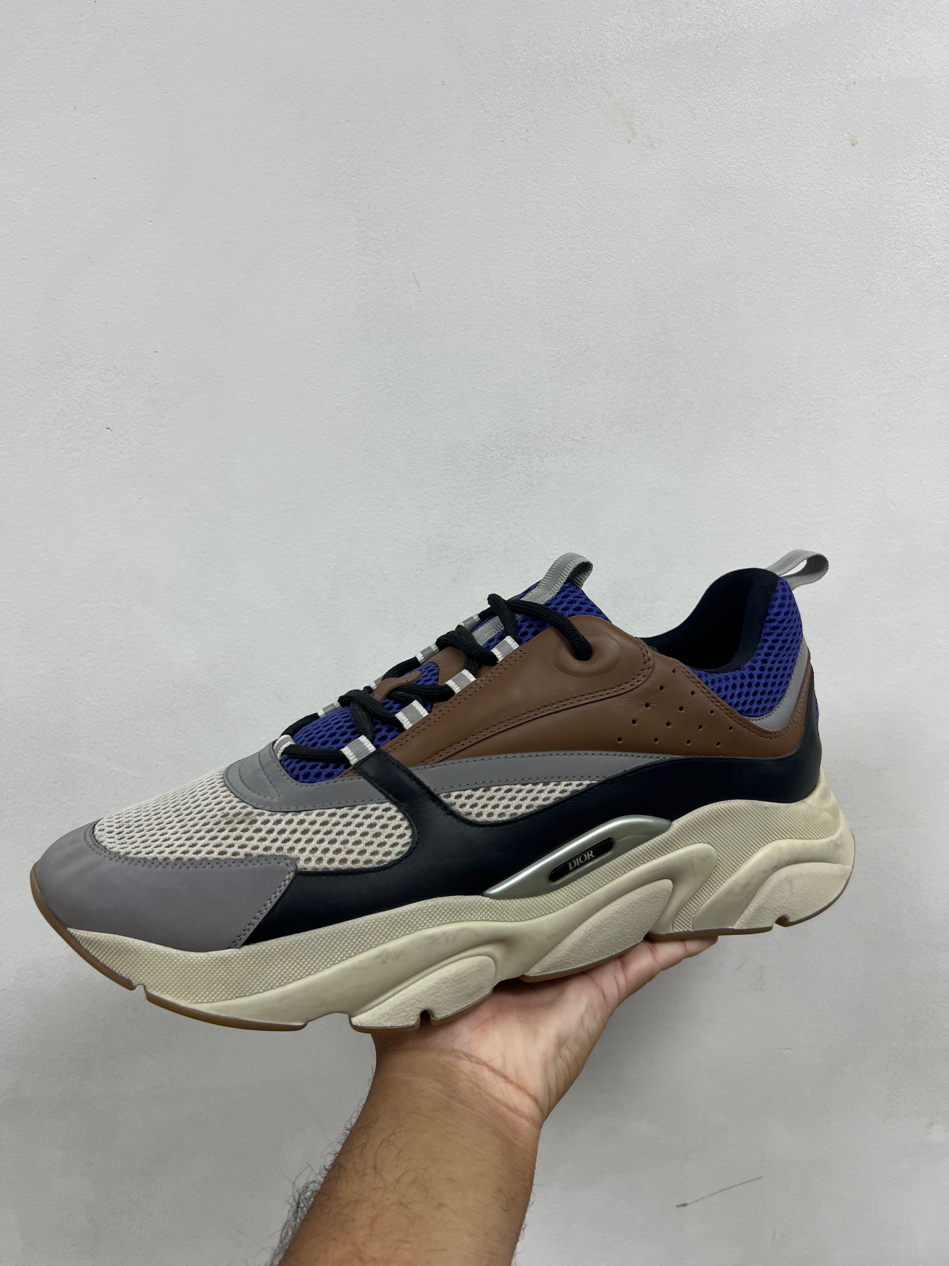 Dior B22 Brown Grey Sneakers