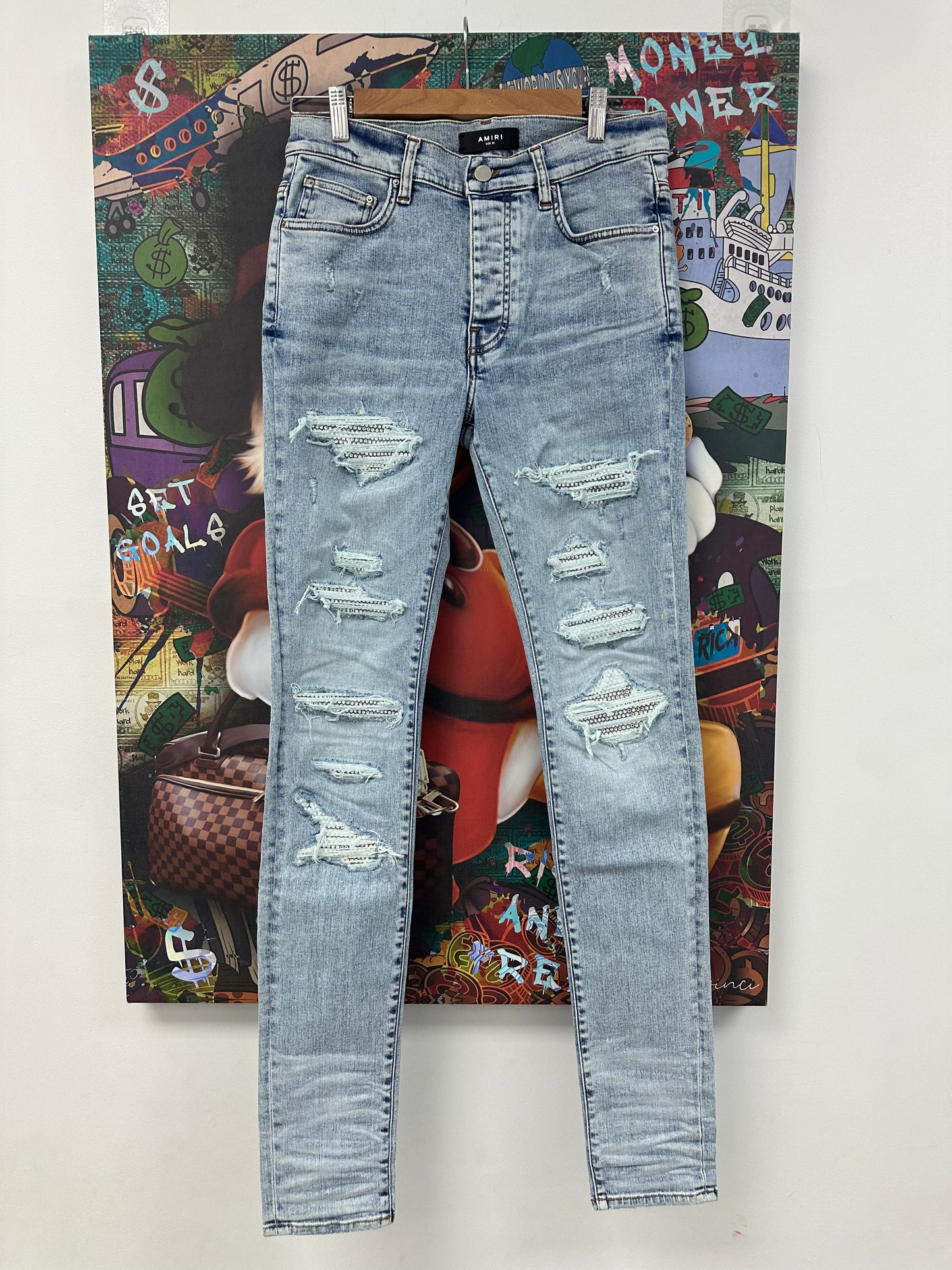 Amiri Jean Swarovski Crystal Vintage