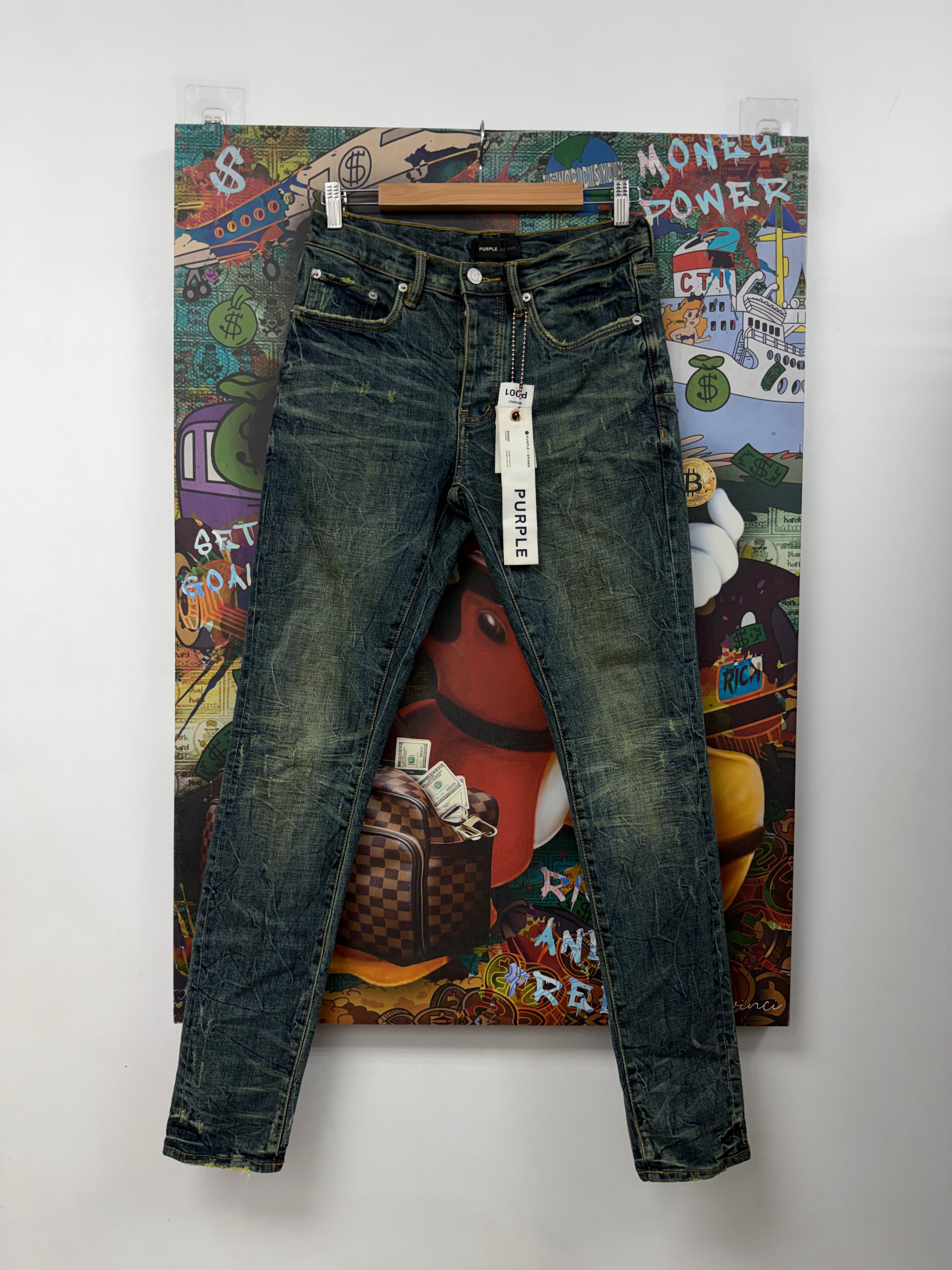 Purple Brand Dark Yellow Jeans