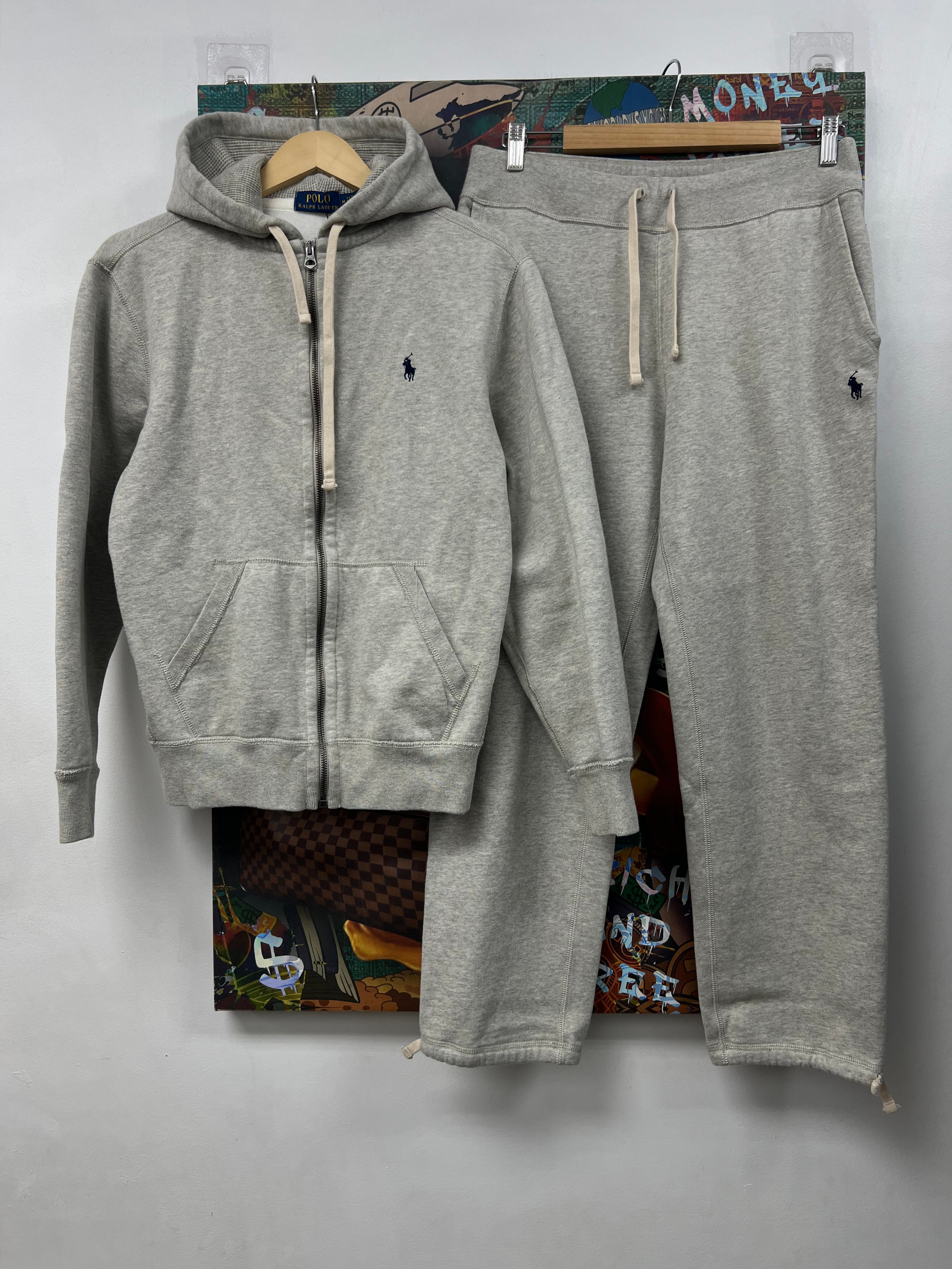 Polo Grey Navy Sweatsuit