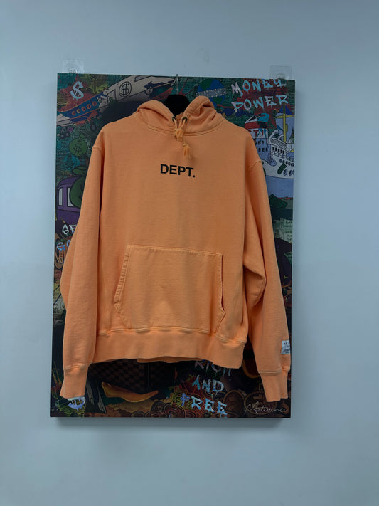 Gallery Dept Hoodie Orange Used Large  N/A