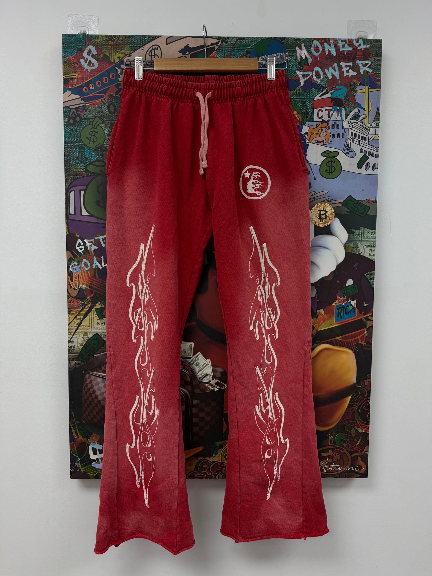 Hellstar Flare Sweats Red Used Medium N/A