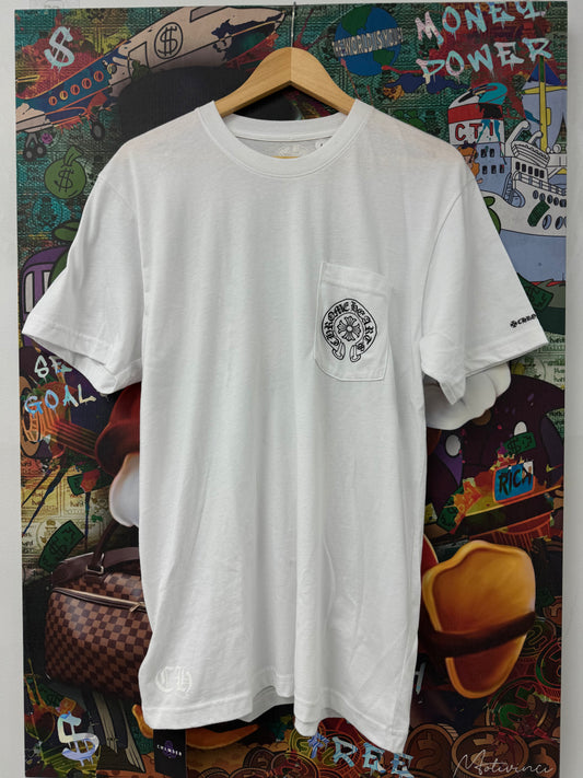 Chrome Hearts Tee White Horseshoe New Large N/A