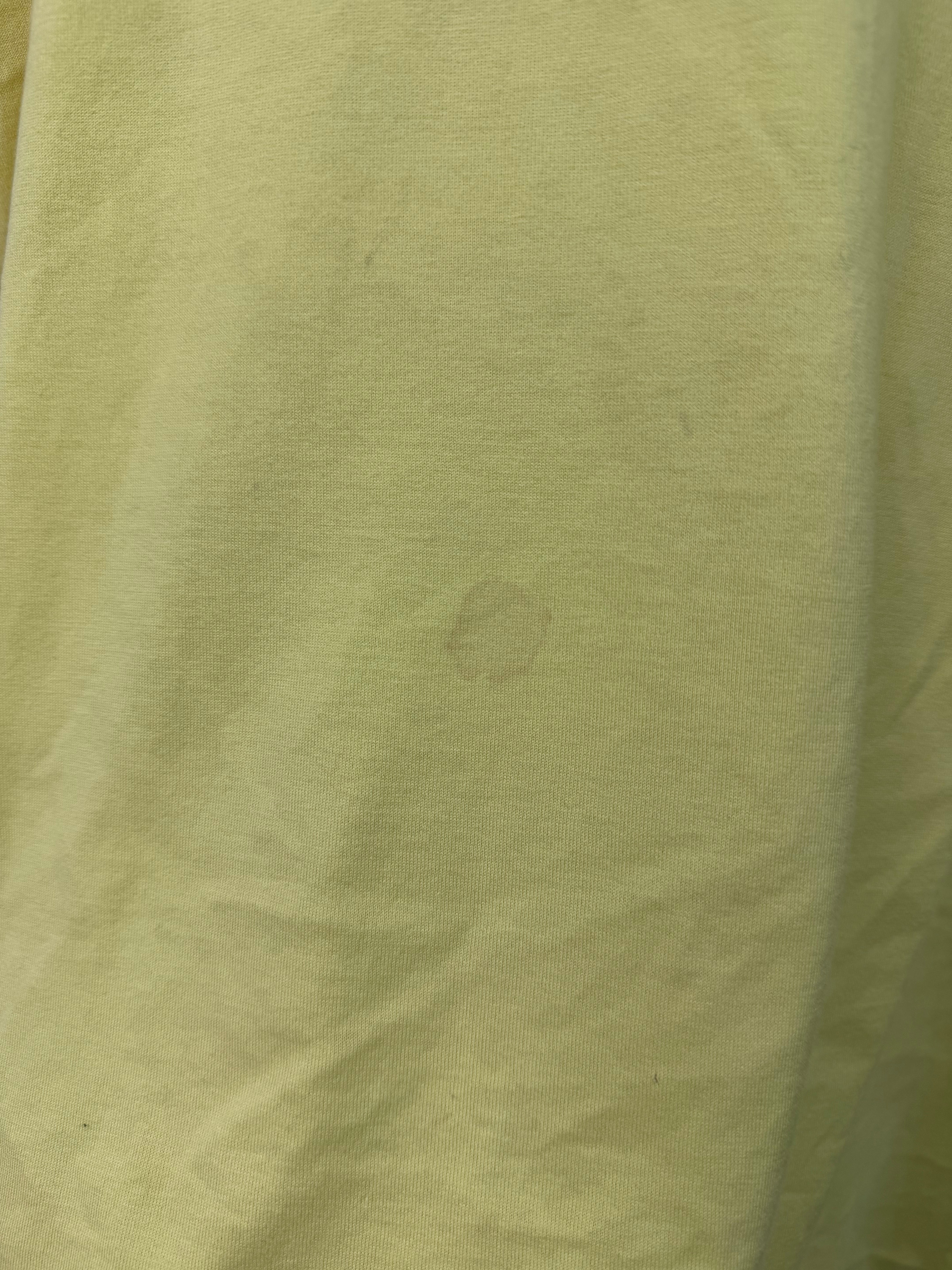 Celine Lemon Black Spellout Logo Tee