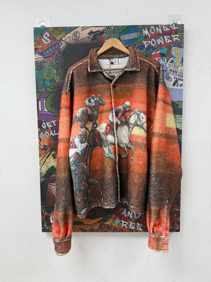 VALE Horse Riding Sherpa Fleece Used Large