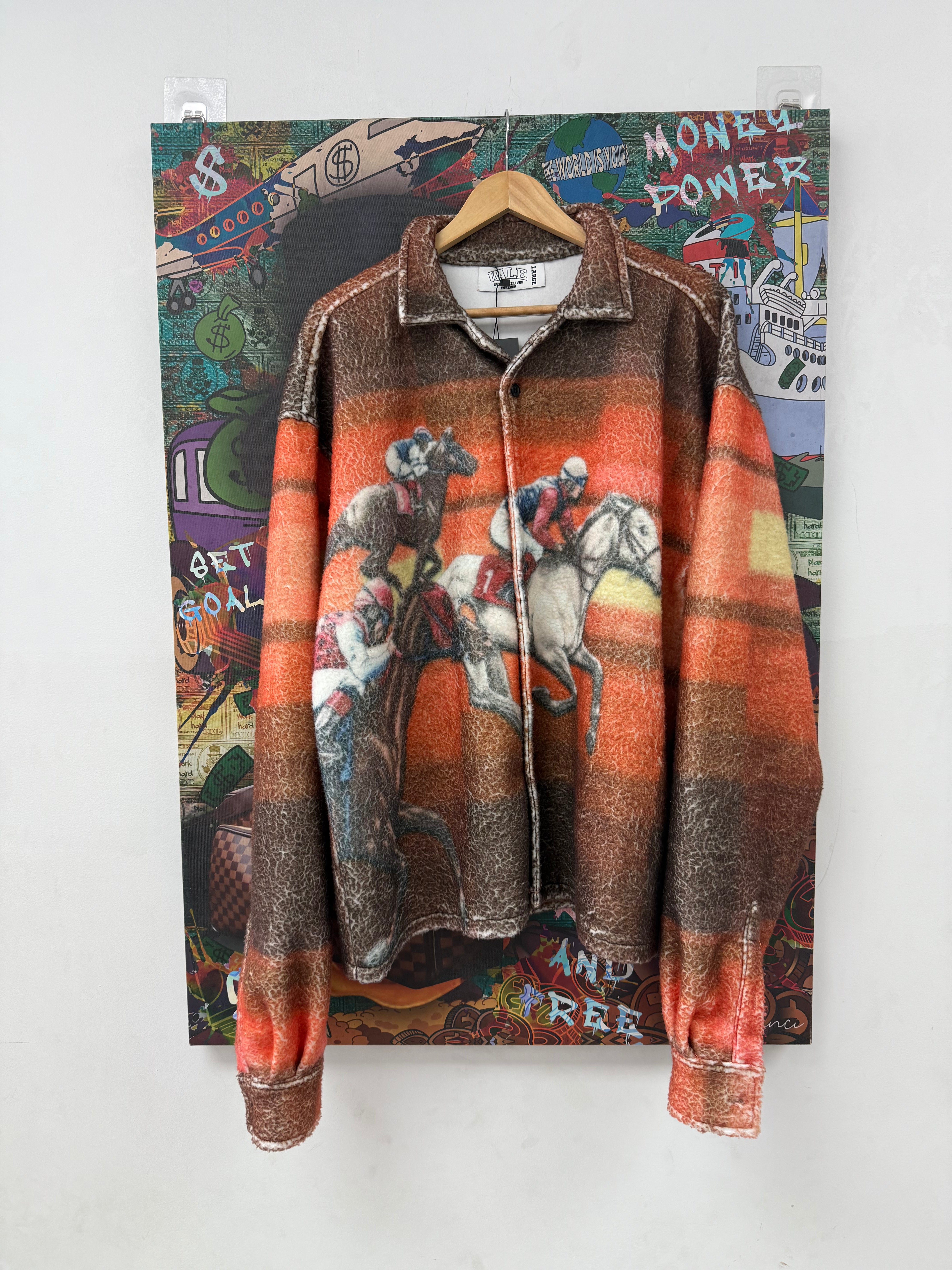 VALE Horse Riding Sherpa Fleece Used Large
