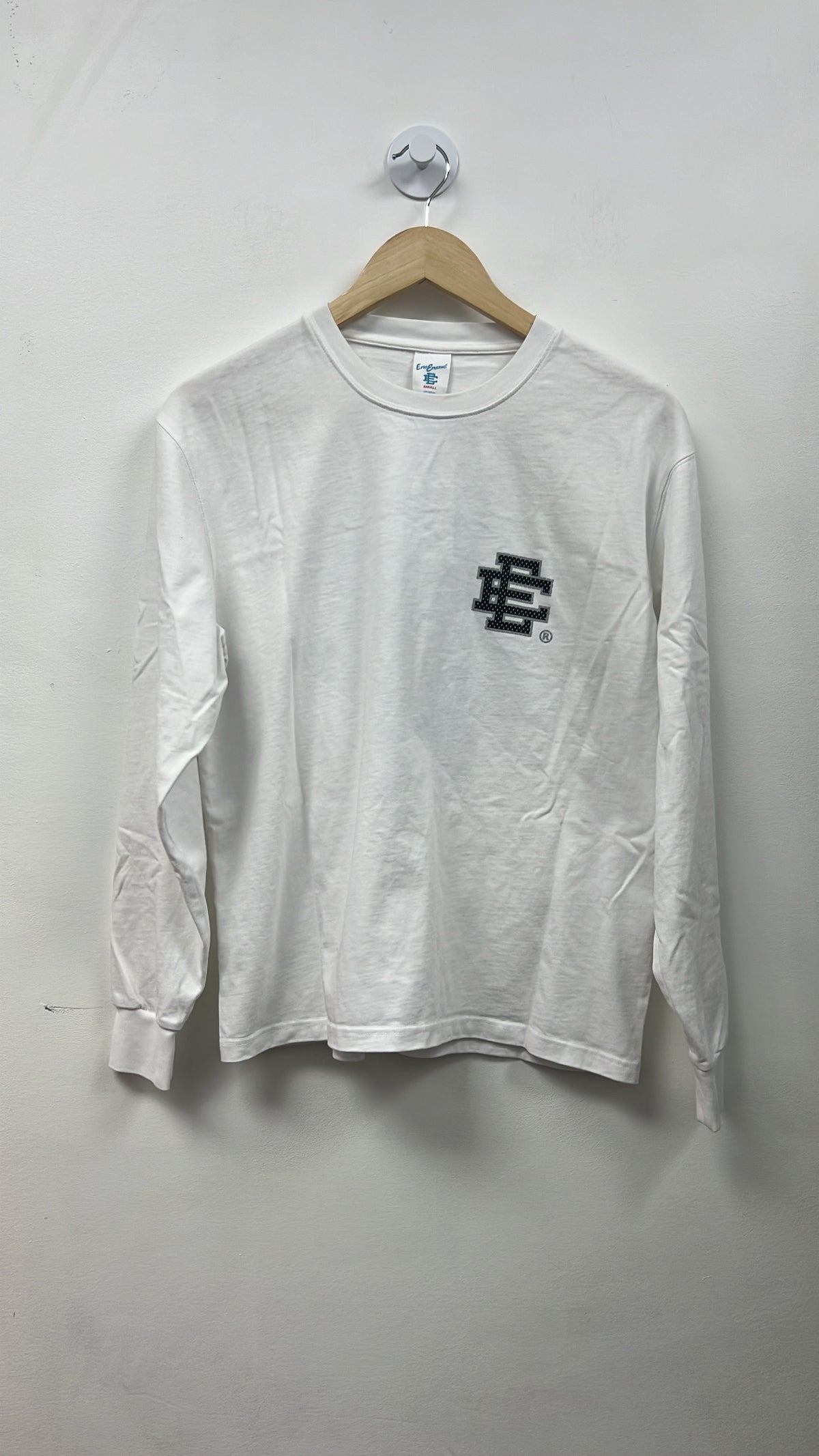 Eric Emanuel White Mesh Logo Long Sleeve