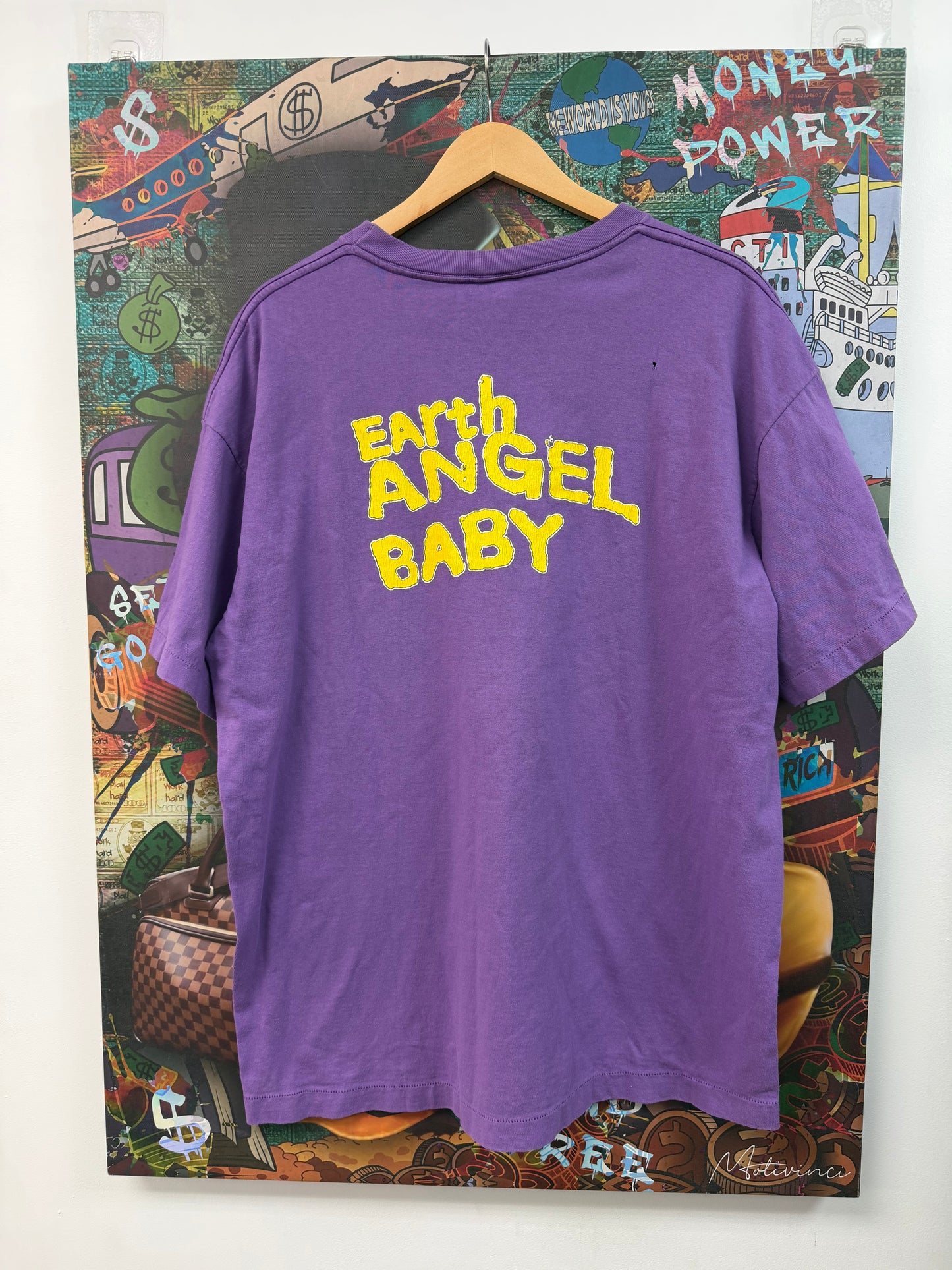 Saint Michael Purple Yellow Universal Tee