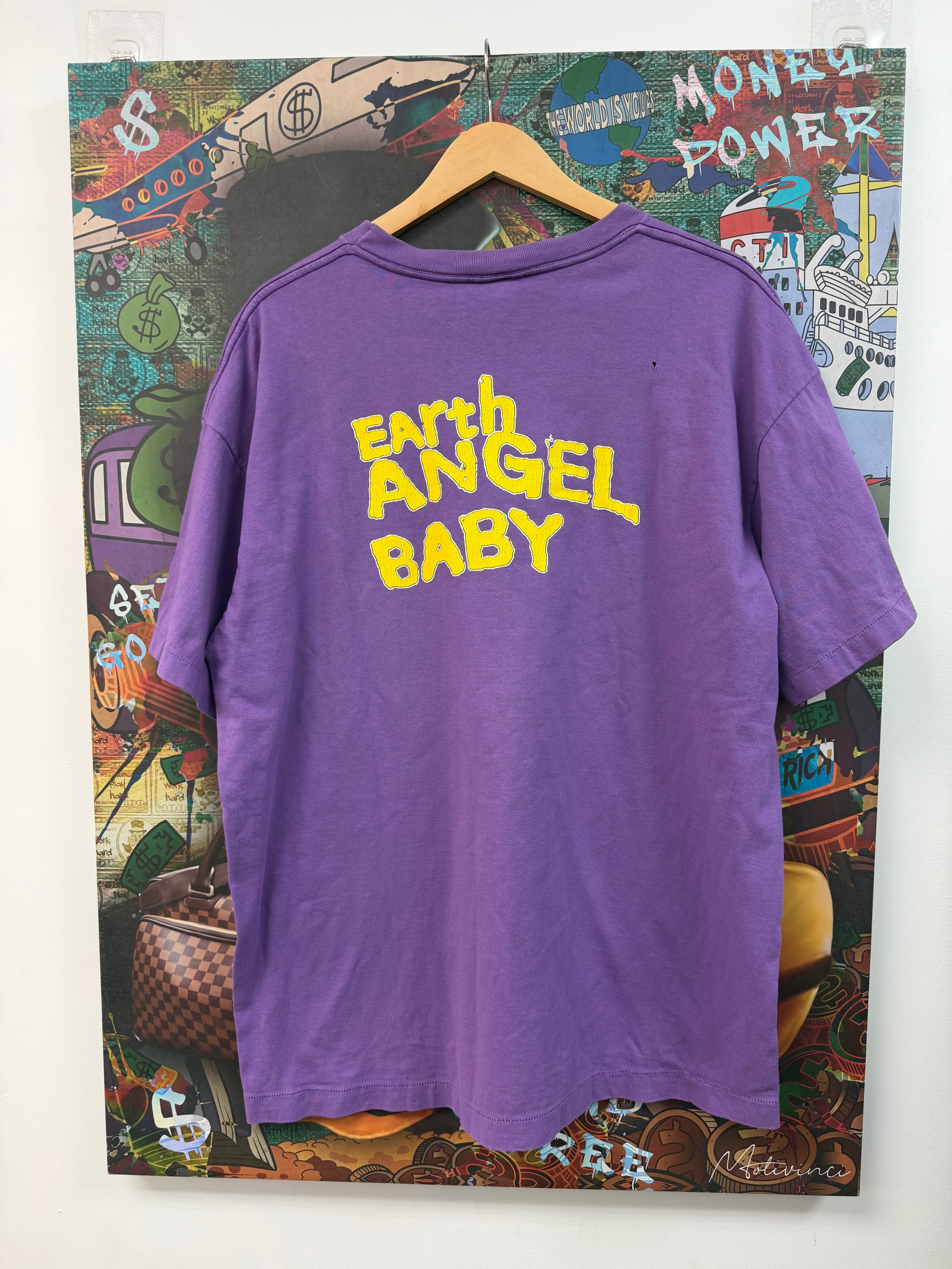 Saint Michael Purple Yellow Universal Tee