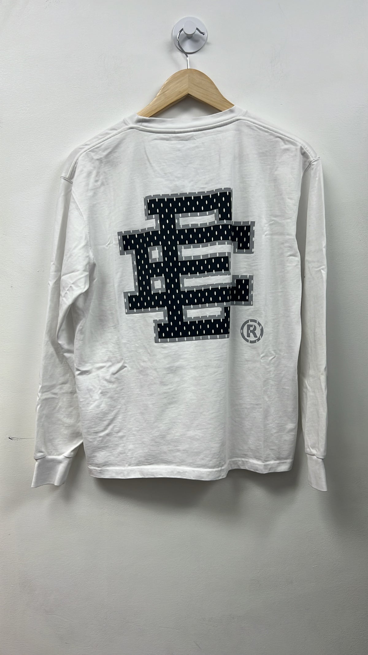 Eric Emanuel White Mesh Logo Long Sleeve